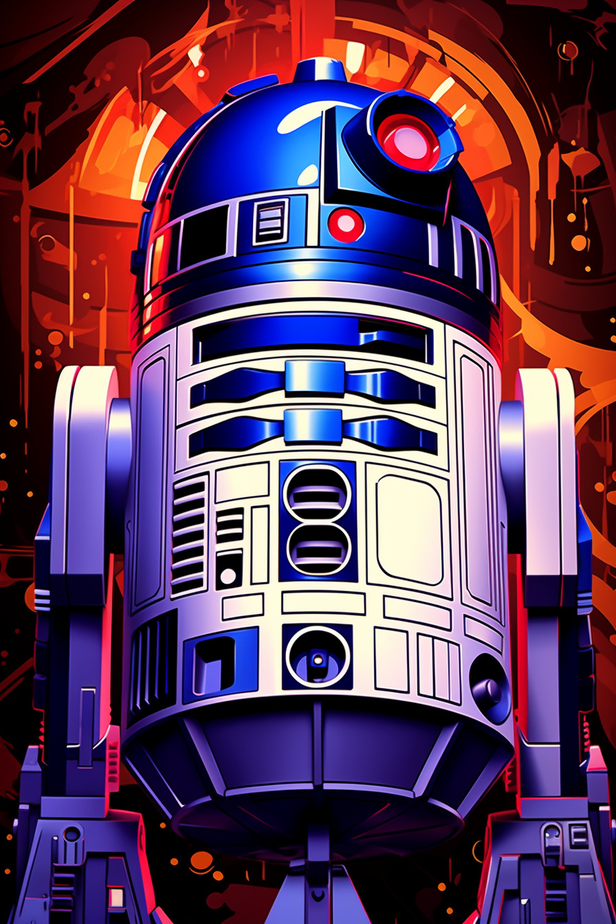 R2-D2 encounter, Star Wars diplomat, Mechanical negotiator, Faithful companion, Robotic cranium, HD Phone Wallpaper