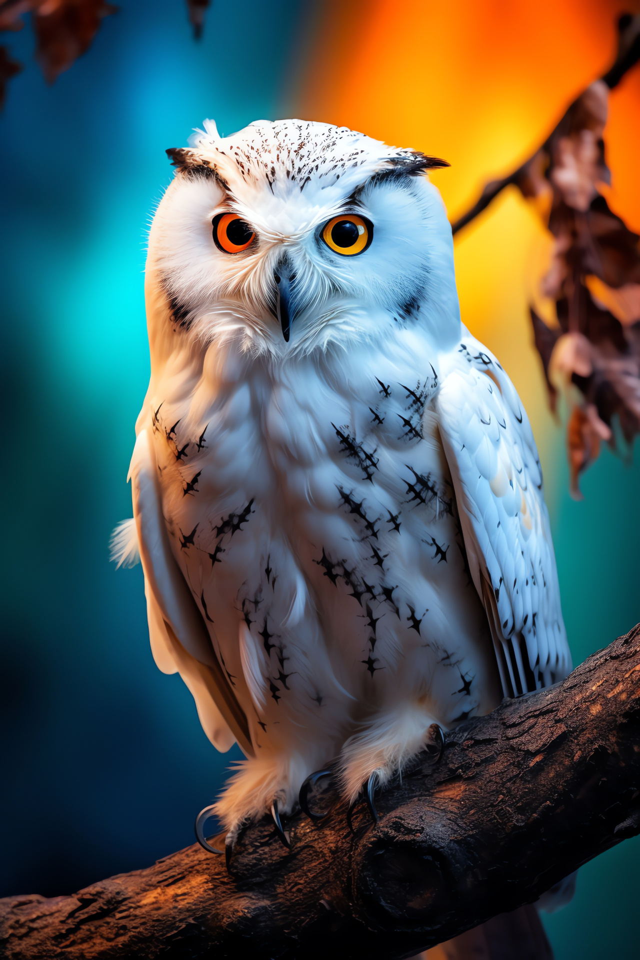 White Owl, Nocturnal bird, Raptor vision, Enigmatic species, Predator in flight, HD Phone Image