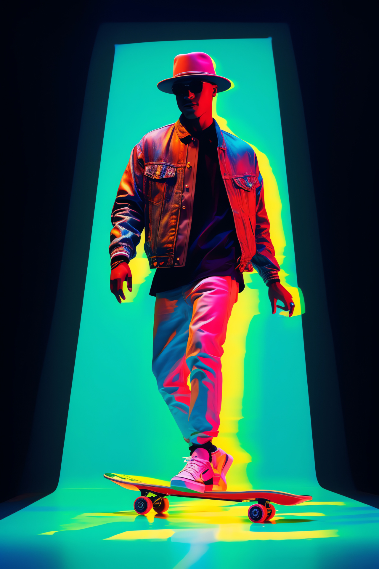 Pharrell, Invigorating presence, Skate culture, Photogenic charisma, Fashion aesthetic, HD Phone Image