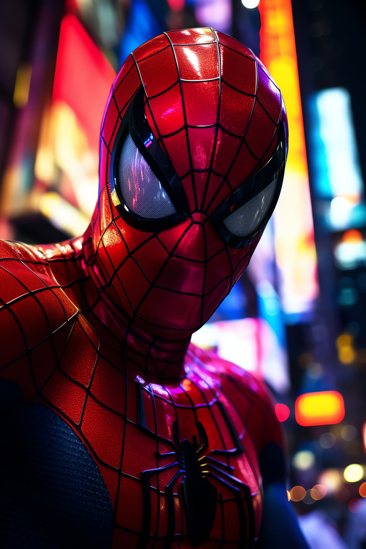 Neighborhood savior, Costumed crusader, Movie adaptation, Urban action scene, Villain confrontation, HD Phone Wallpaper