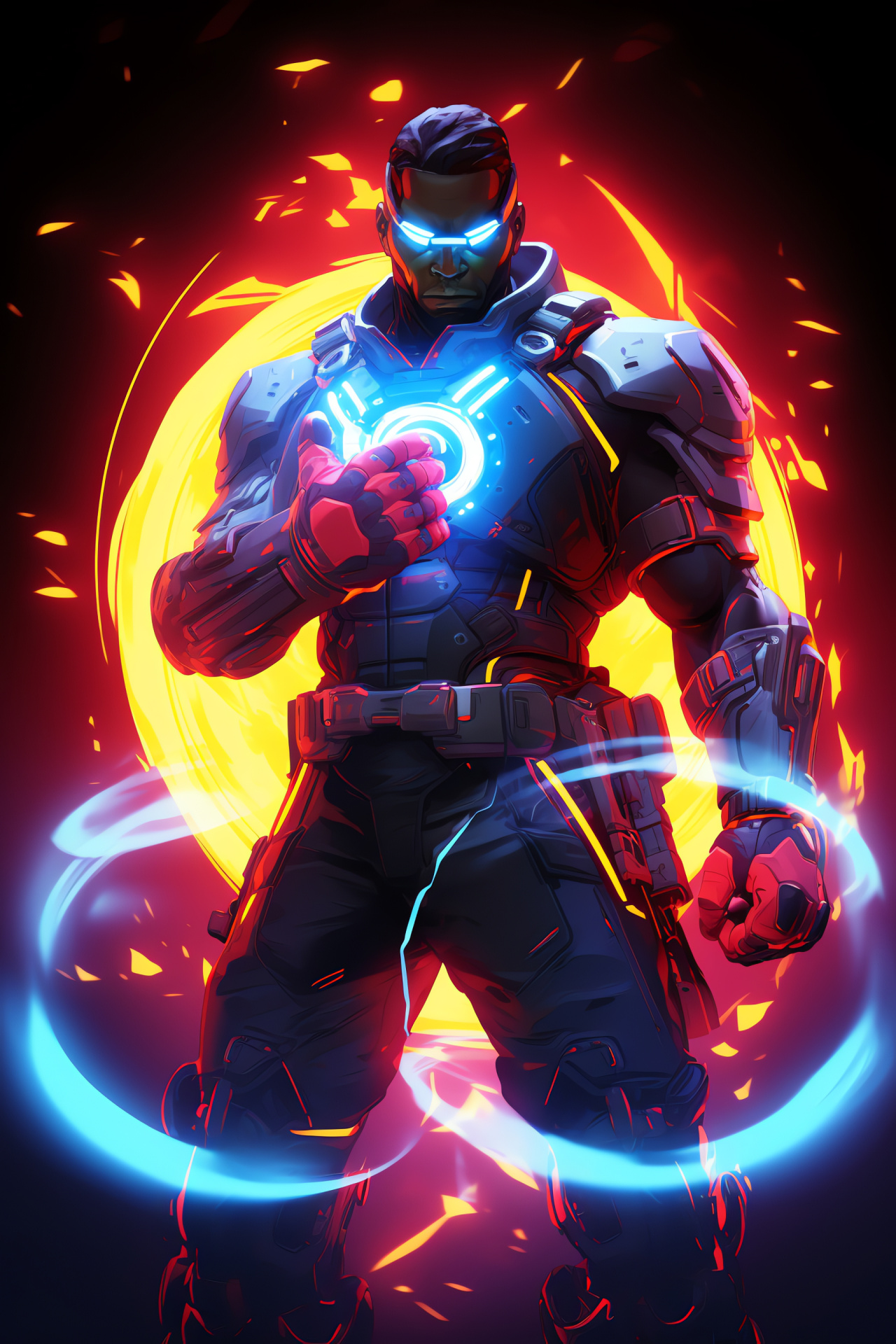 Scientific Winston, Overwatch Gorilla, Laboratory Escape, Primal Strength, Intellectual Beast, HD Phone Wallpaper