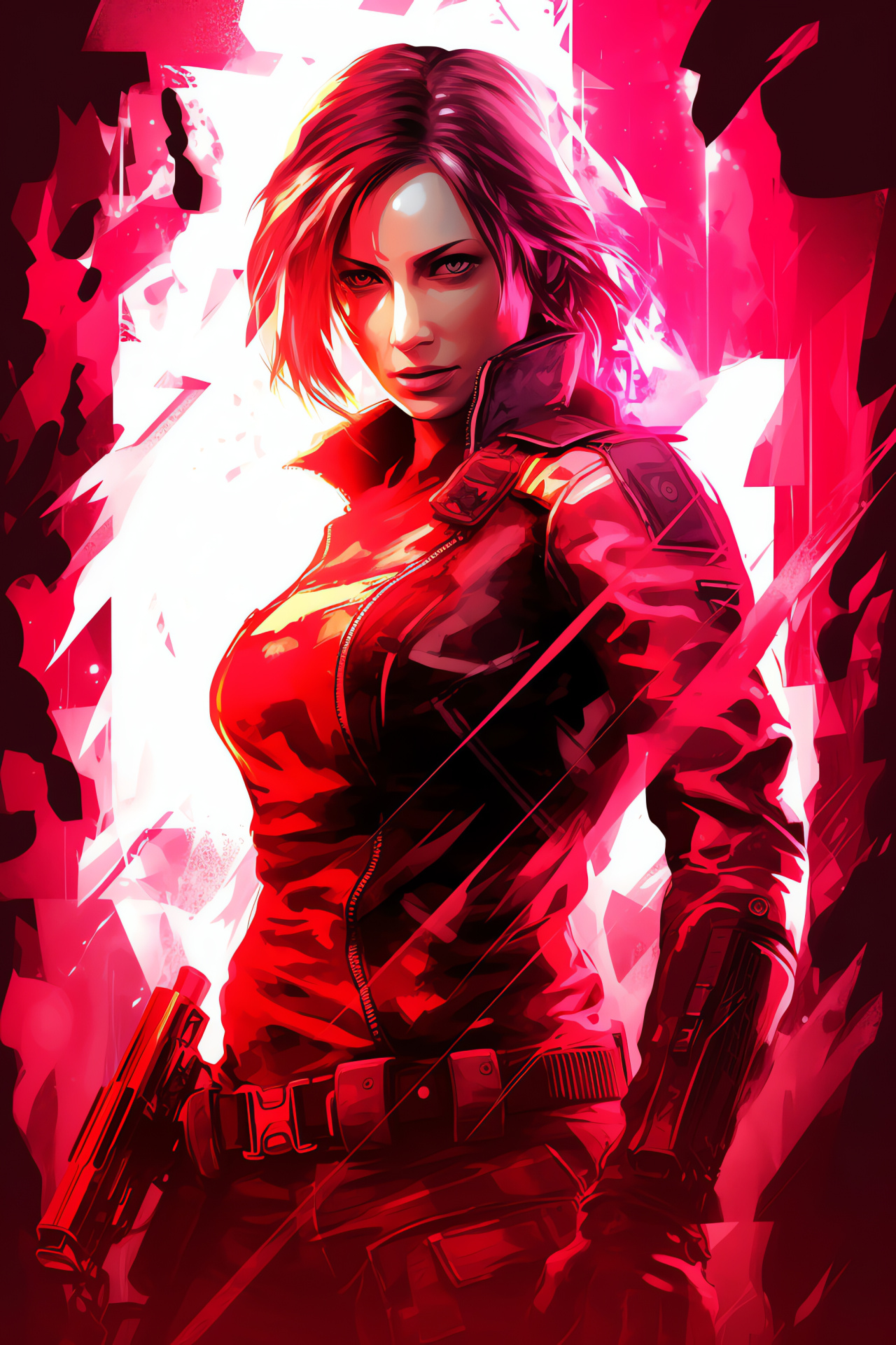 Cult game series, Horror adventure, Red jacket emblem, Character strength, Gaming icon, HD Phone Image
