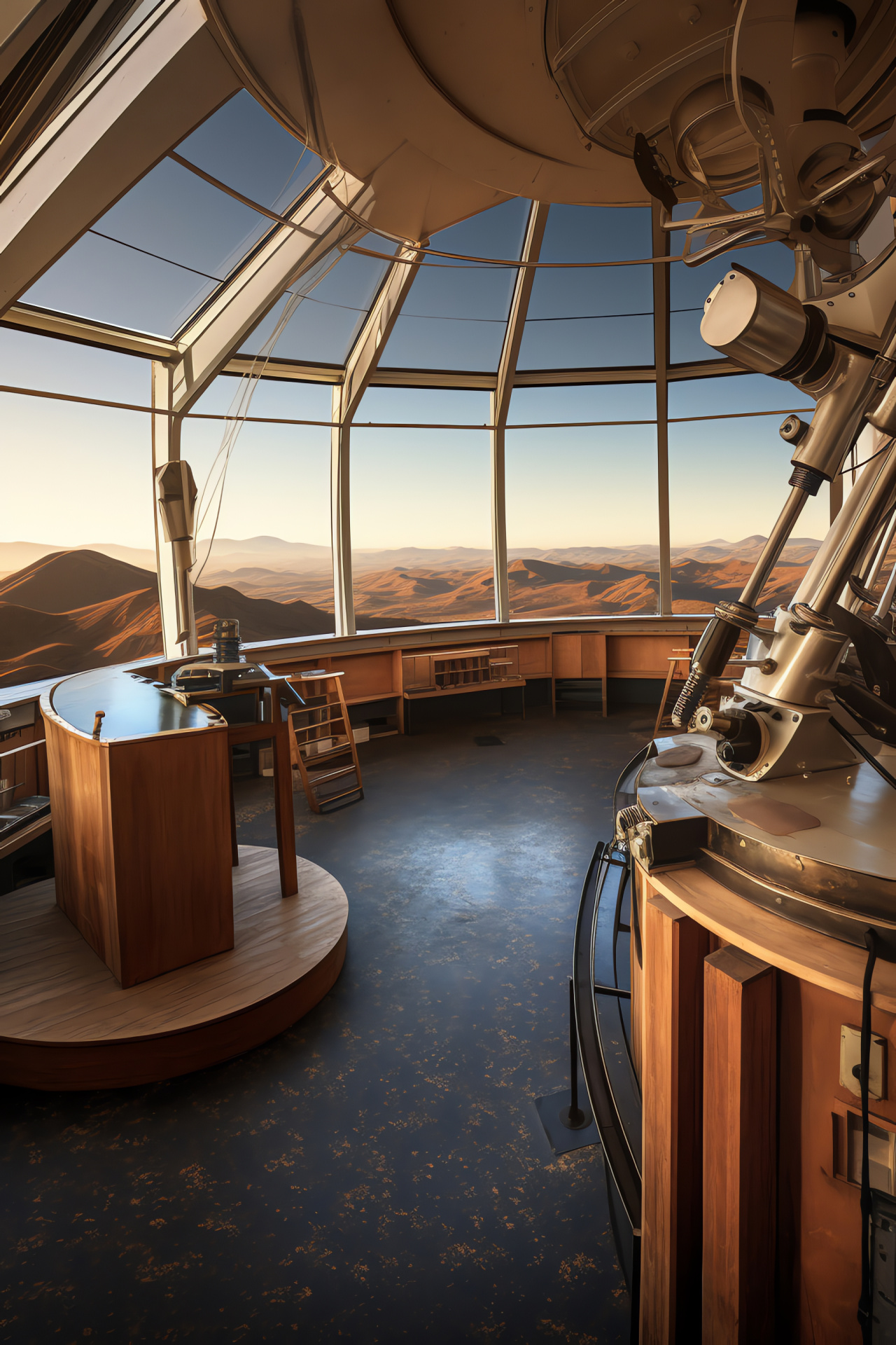 TMT Observatory interior, Advanced equipment, Astronomical research, Scientific facility, Mountain summit, HD Phone Wallpaper