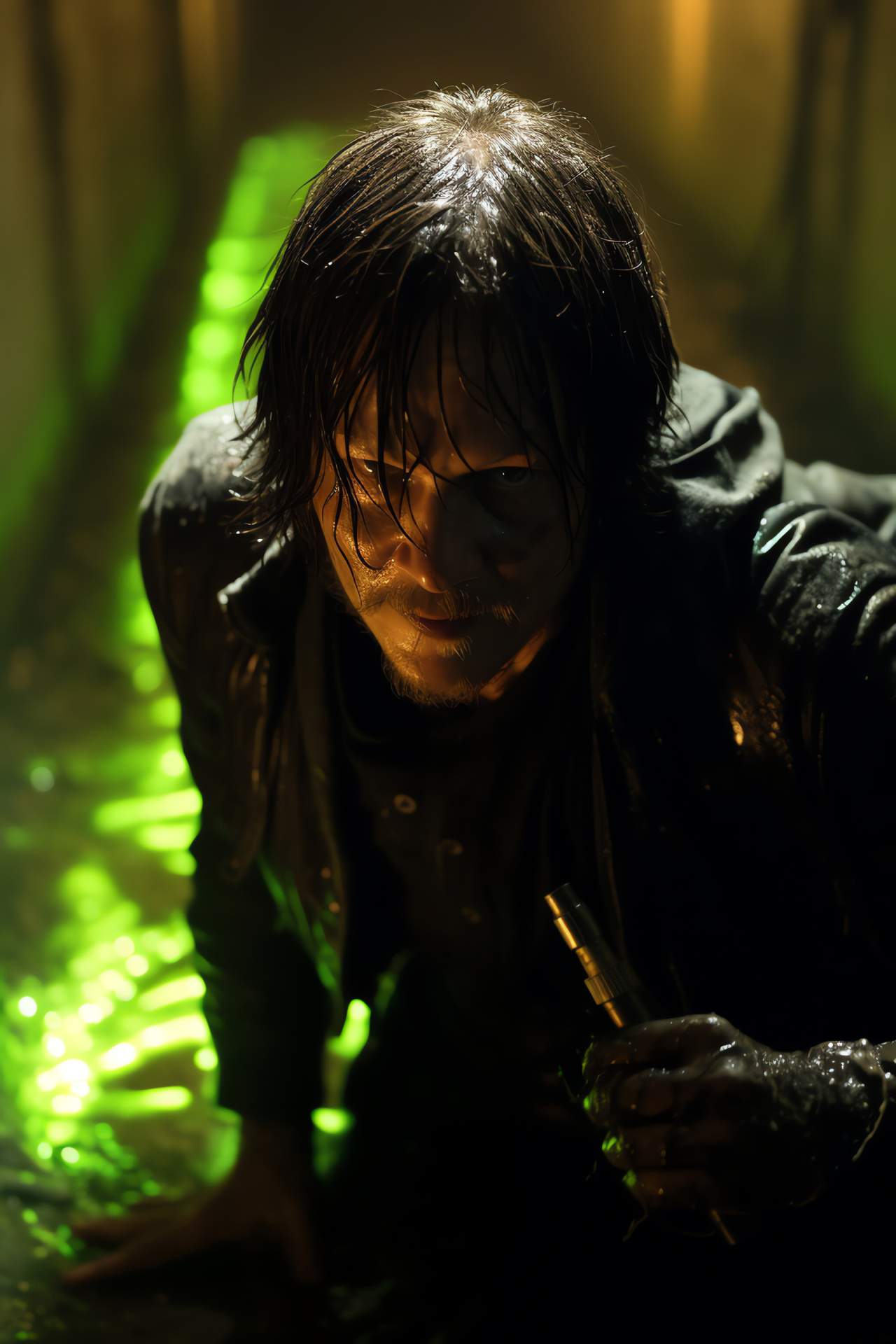 Norman Reedus in Mimic, Creature feature, Survival horror, Sci-fi clash, Devastating infestation, HD Phone Image