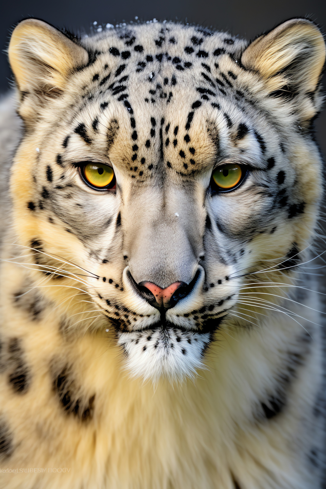 Snow Leopard, Big cat, Wild predator, Mountain fauna, Feline camouflage, HD Phone Wallpaper