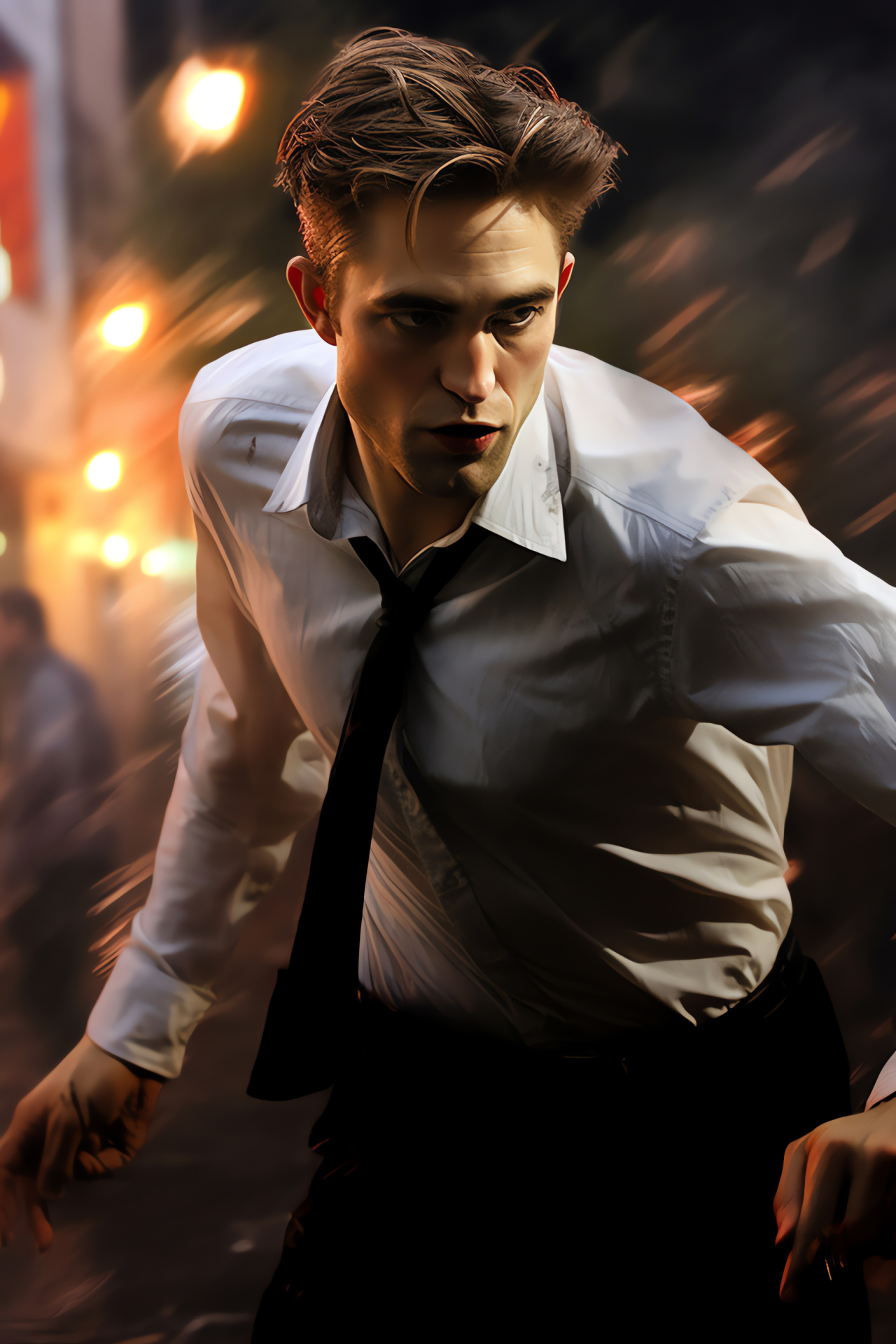 Robert Pattinson, Character Jerome Fontana, Drama film Maps to the Stars, Intense emotions, Urban chaos, HD Phone Wallpaper