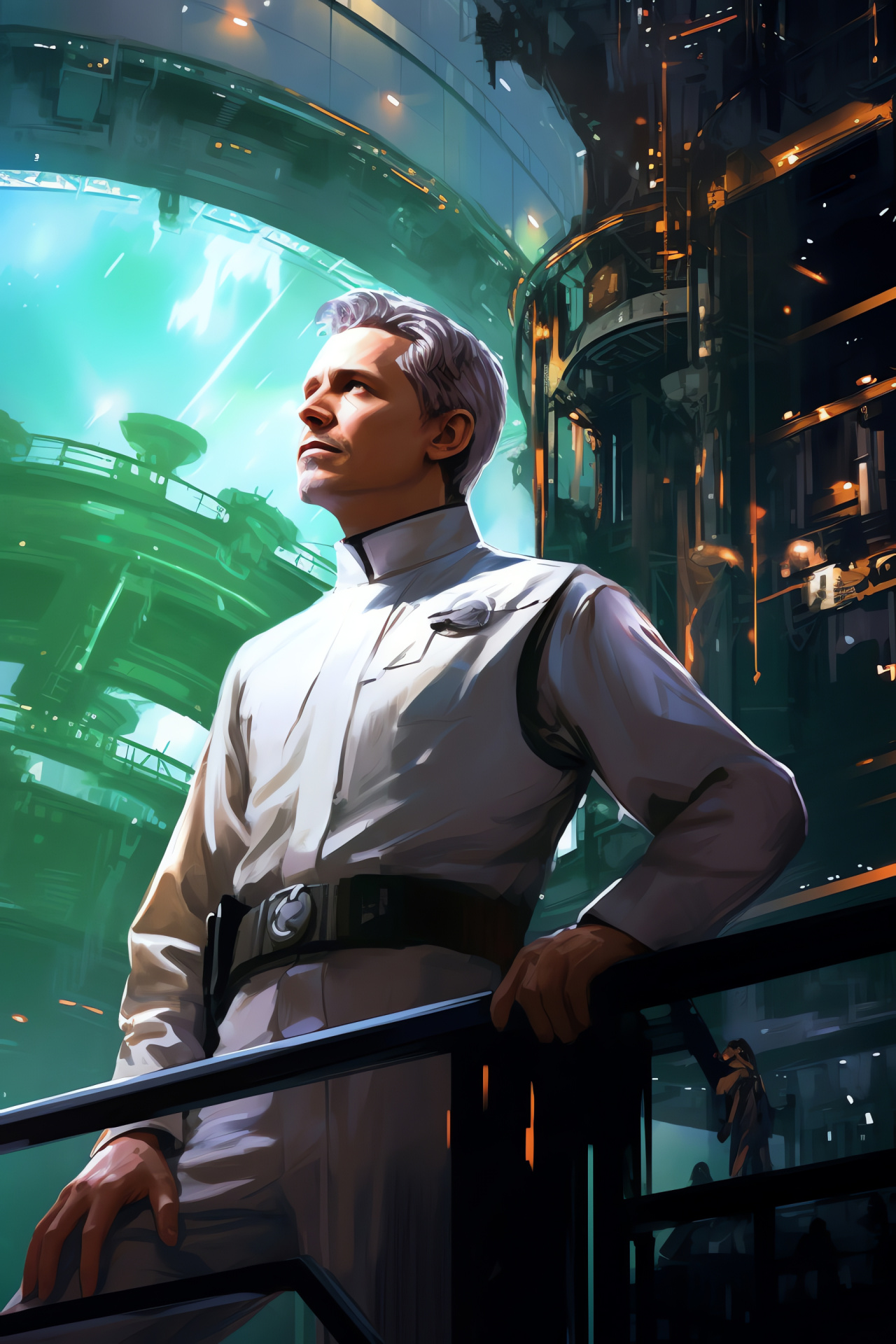 Rogue One, Director Orson Krennic, Galactic Empire, Superweapon platform, Galactic conflict, HD Phone Image