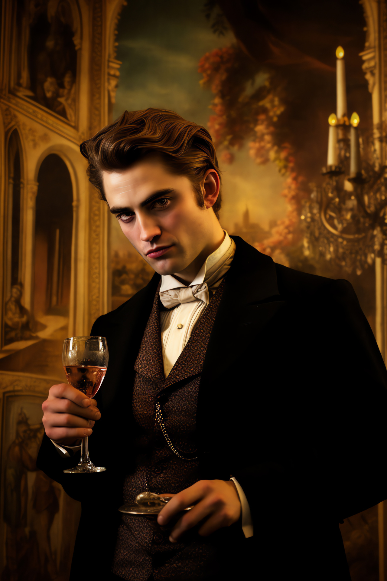 Rob Pattinson, Bel Ami film, Charming Georges Duroy, Alluring cinema presence, Aesthetic appeal, HD Phone Image