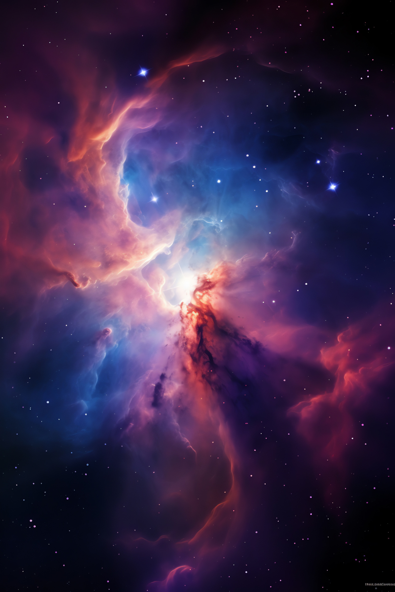 Great Orion Nebula, Star formation region, Nebular spectacle, Stellar nursery complexity, Deep-space phenomenon, HD Phone Wallpaper