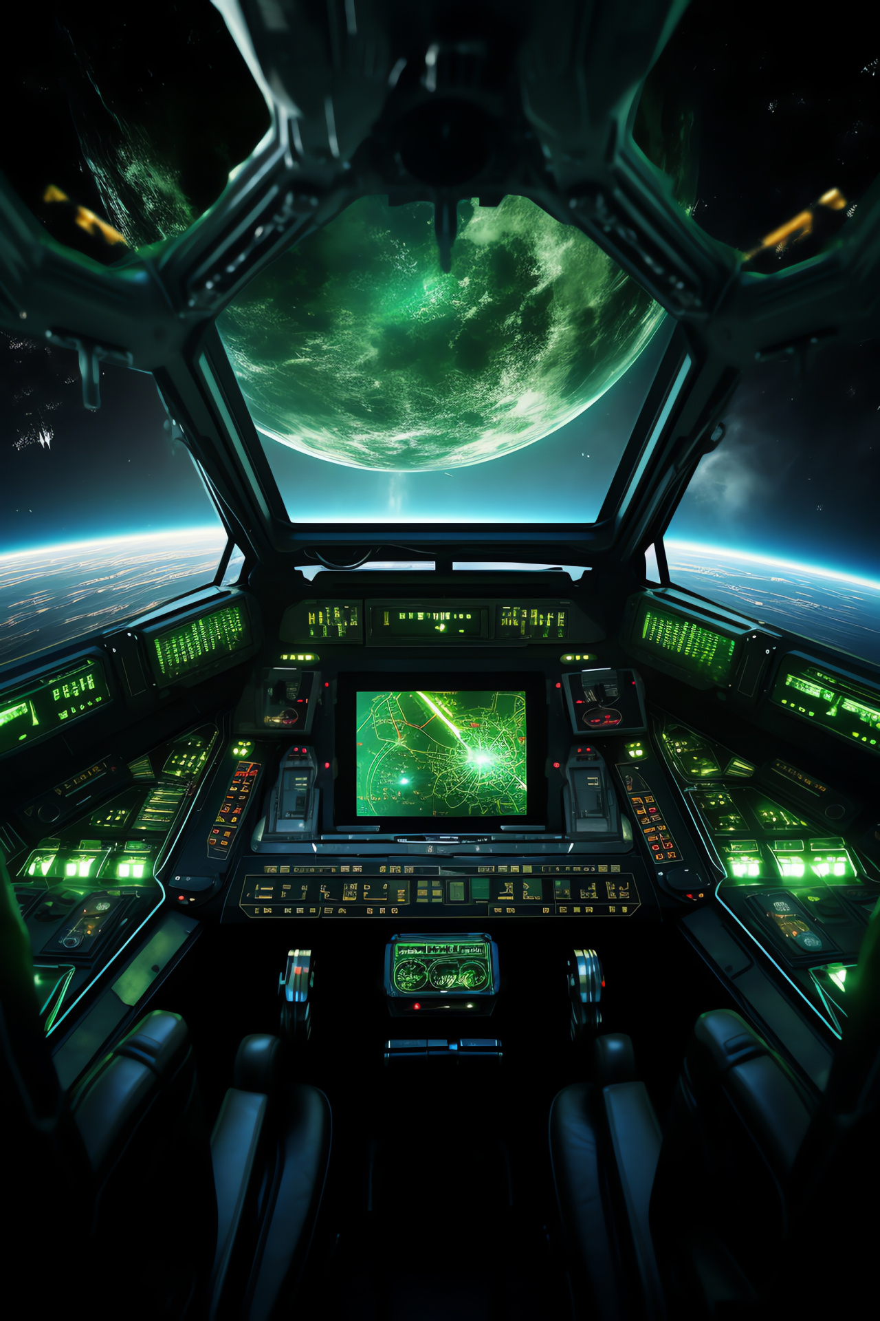 Stellar craft bridge, Aeronaut in cosmos, Navigational expertise, Space voyage, Acclaimed astronaut, HD Phone Wallpaper