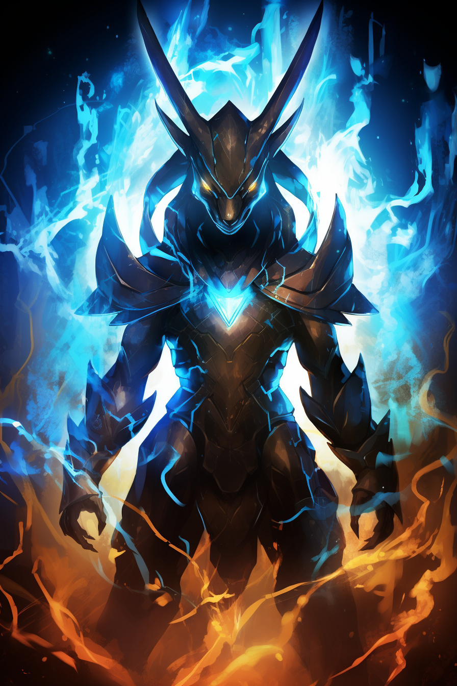 Pokemon evolution scene, Lucario blue-black fur depiction, Combat strength feature, Gamer's character, HD Phone Wallpaper