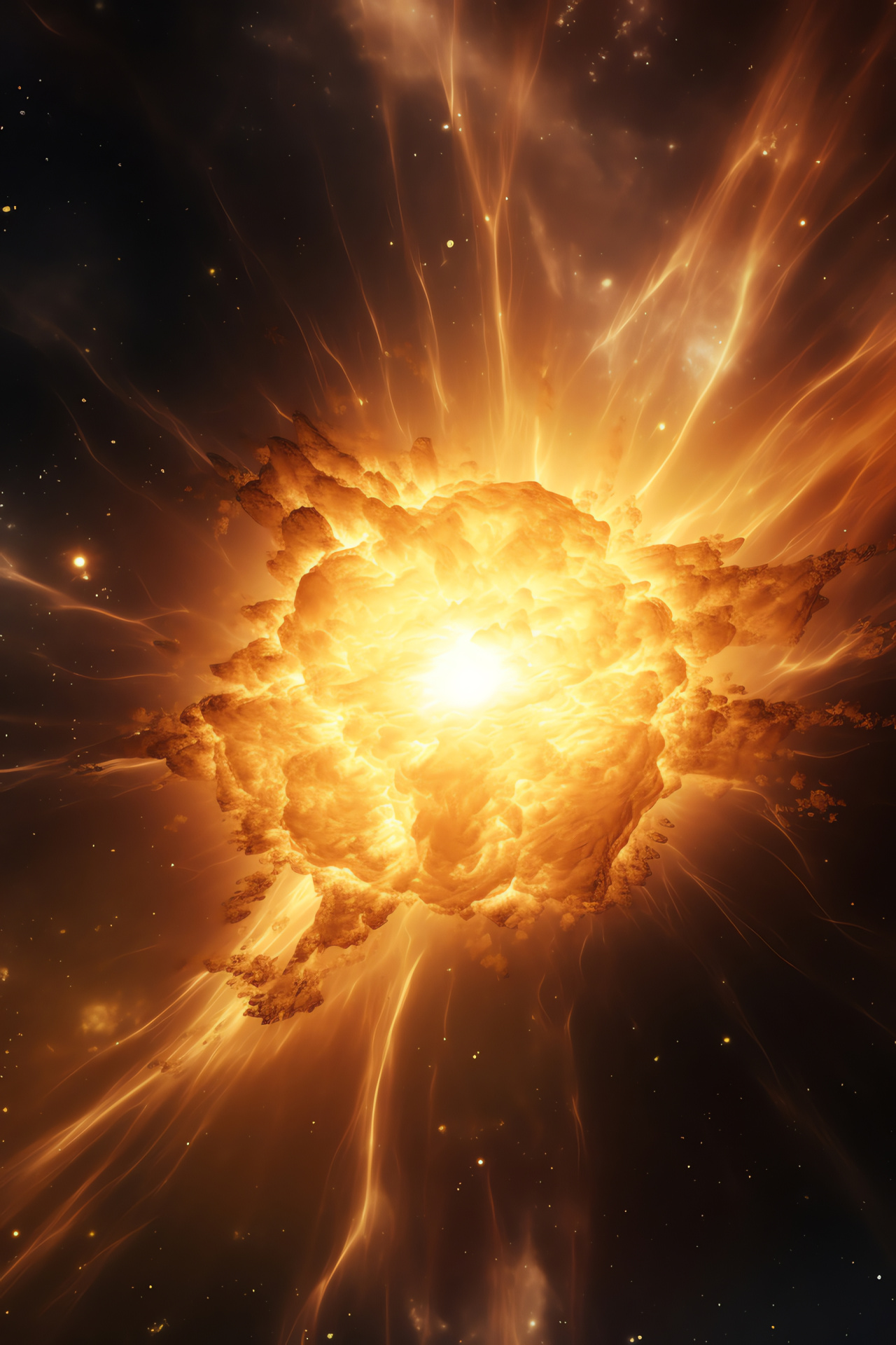 Space facade, Supernova grandeur, Galactic demise, Constellation event, Star splendour, HD Phone Wallpaper