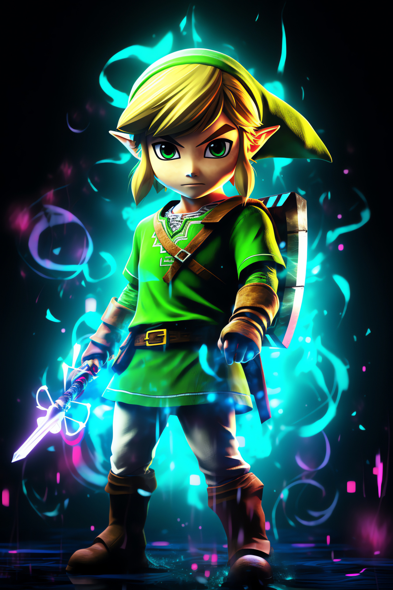 Toon Link archer, The Wind Waker installment, Stealth stealth strategy, Ocean travel narrative, Adventure game protagonist, HD Phone Wallpaper