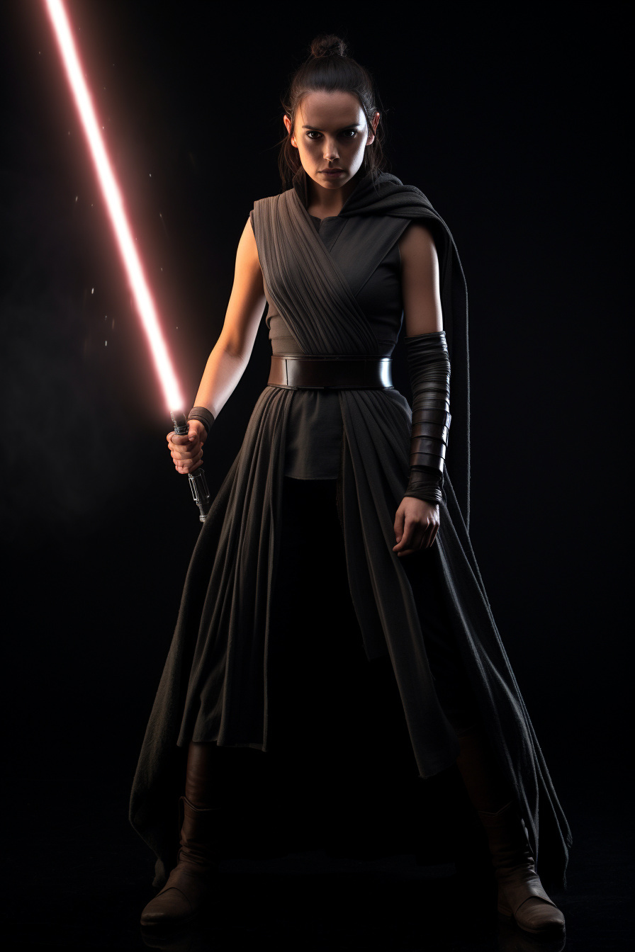 Rey Star Wars figure, Symbol of tenacity, Rebel spirit, Jedi lineage, Captivating gaze, HD Phone Wallpaper