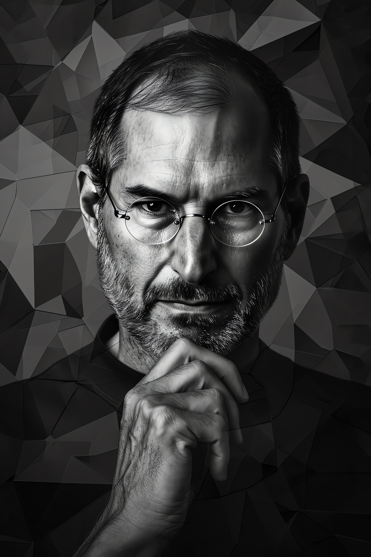 Steve Jobs, Apple Inc. co-founder, Silicon Valley icon, tech entrepreneur, digital innovation, HD Phone Image