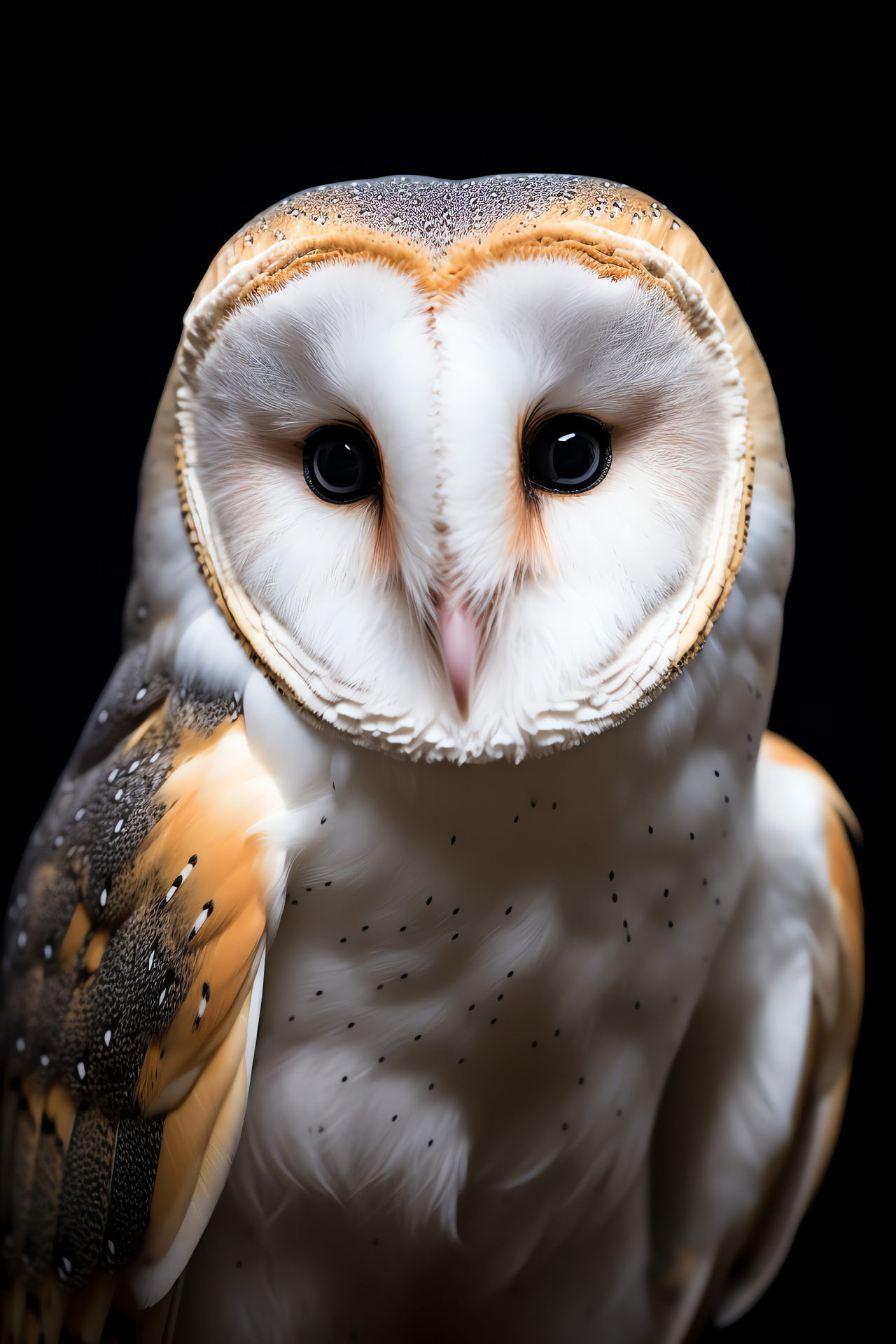 Barn Owl, Tyto alba, Heart-shaped face, Owl species, Nighttime bird, HD Phone Wallpaper