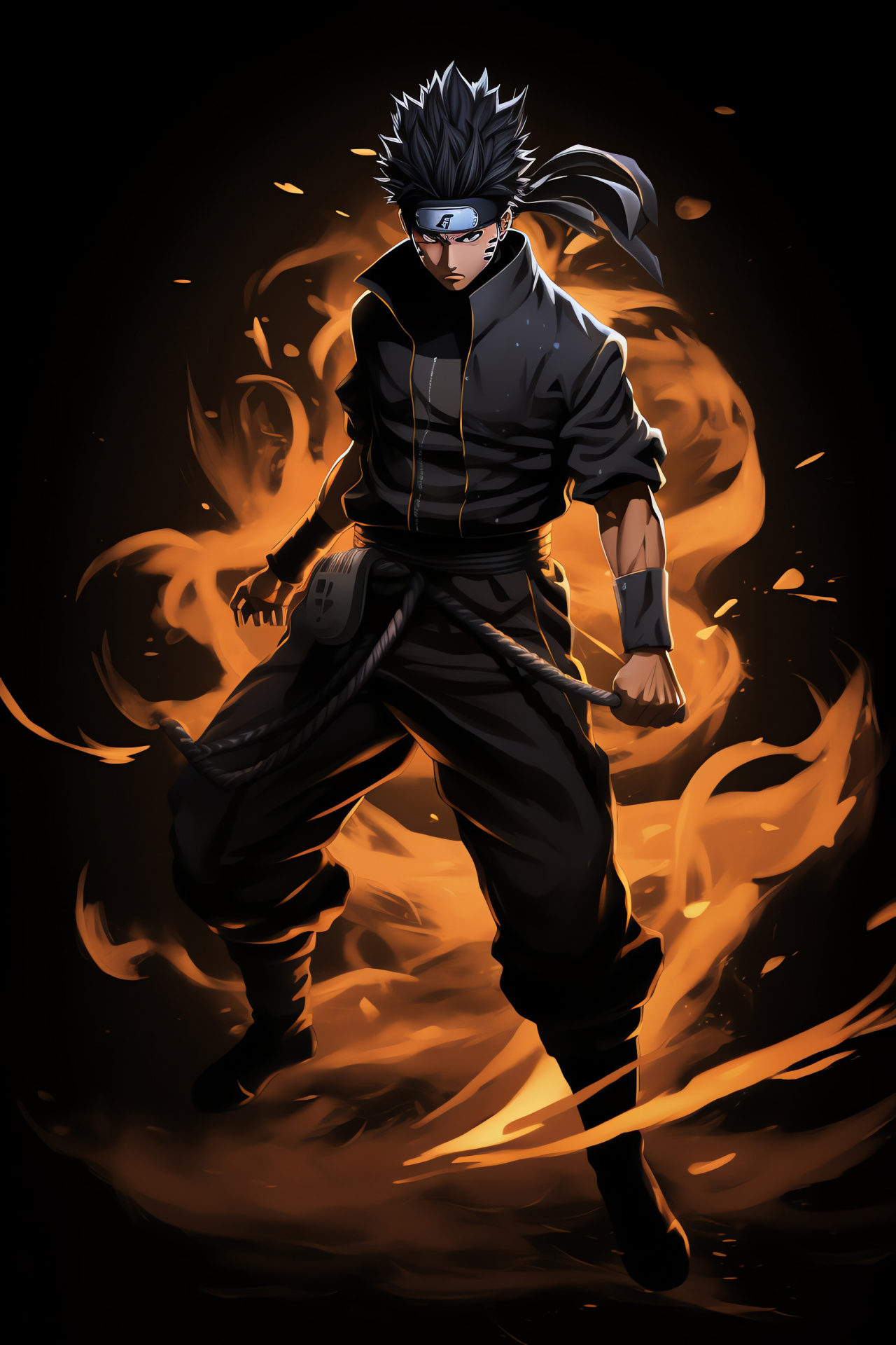 Choji Akimichi, Ninja academy member, anime portrait, combat ability, character trait, HD Phone Image