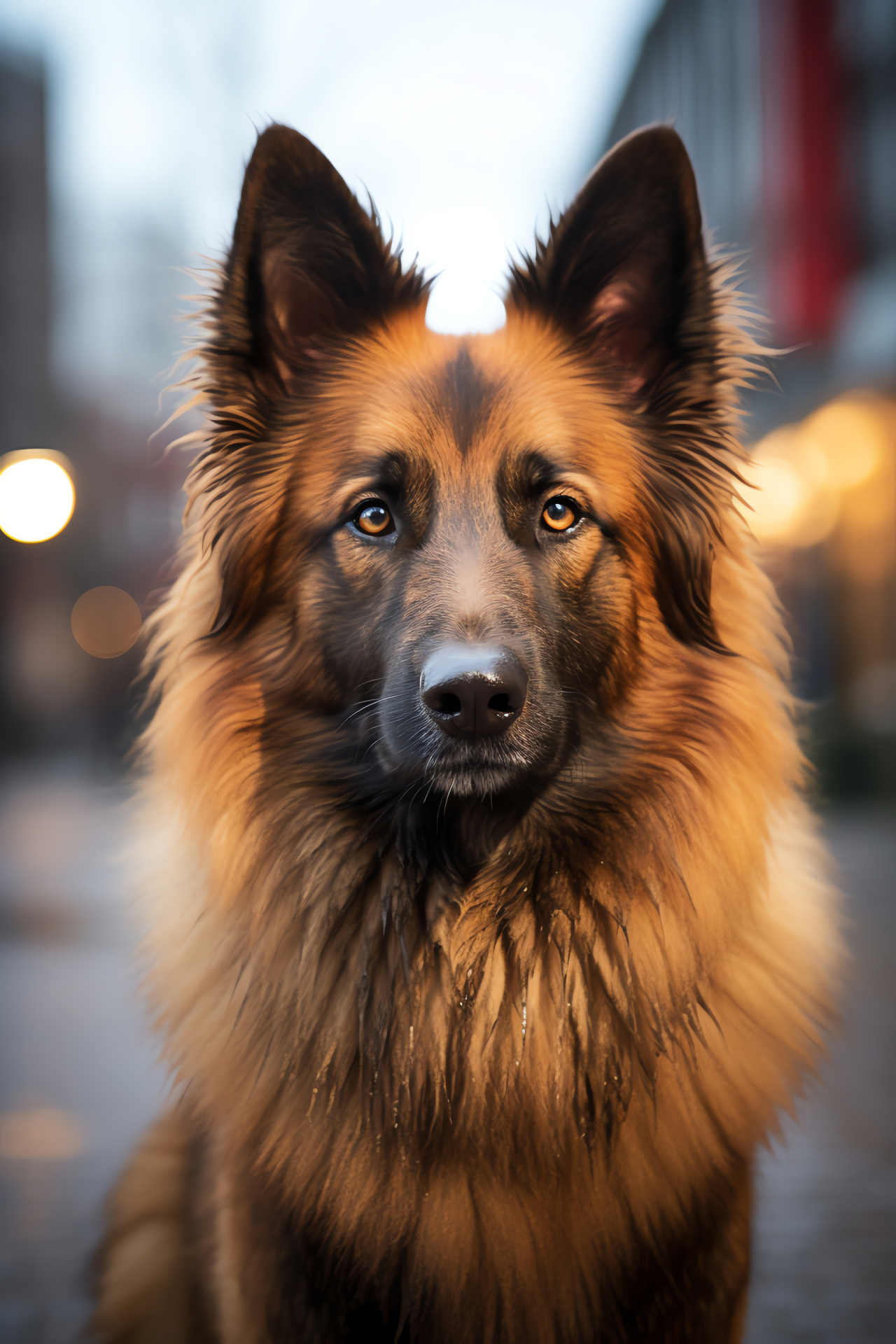 Belgian Tervuren, Police service dog, Dog breed, K-9 unit, Protective companion, HD Phone Image