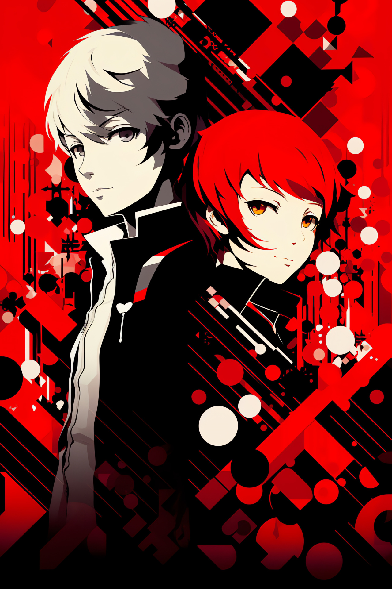 Persona Q heroes, Gekkoukan High squad, Ice wielding Mitsuru, Android Aigis, Arcana power, HD Phone Wallpaper