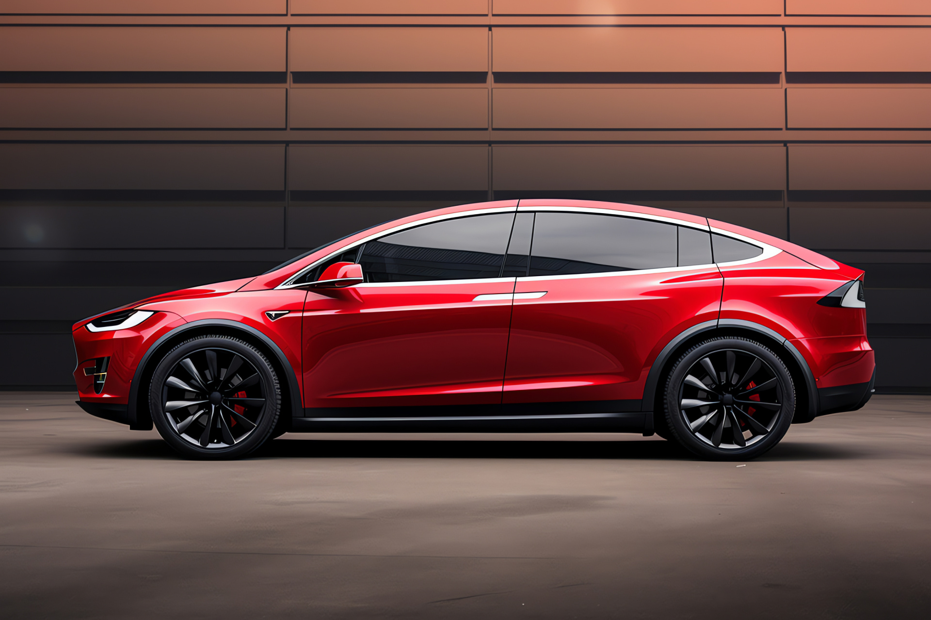 Tesla Model X, Electric vehicle, Luxury SUV, Automotive design, Electric mobility, HD Desktop Wallpaper