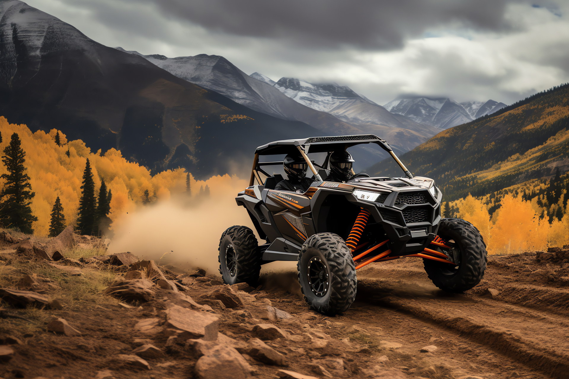 Polaris RZR Pro XP Ultimate, Colorado adventure, Mountainous terrain, Advanced suspension system, Autumn landscape, HD Desktop Wallpaper