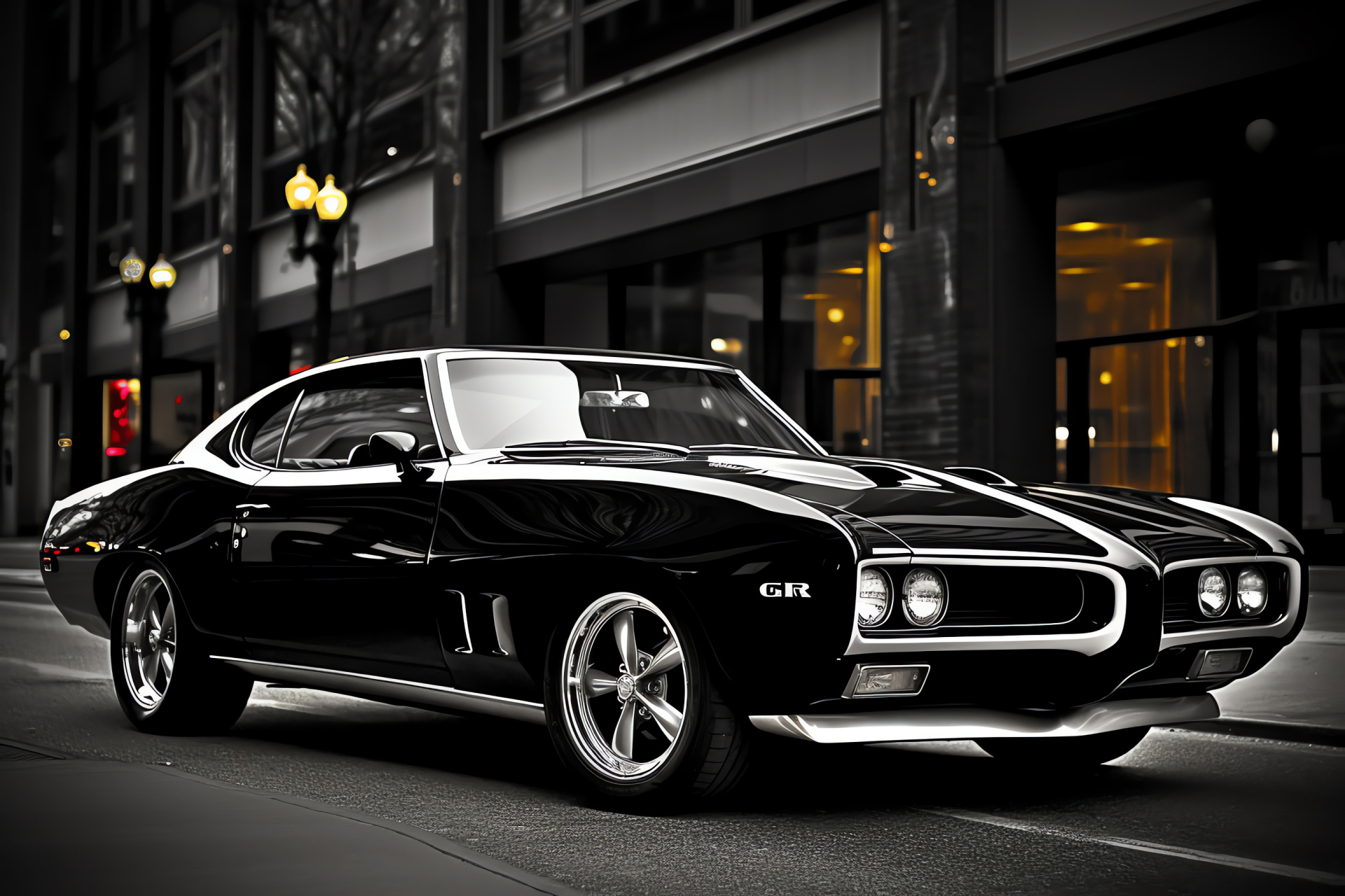 Pontiac GTO, Motor City heritage, Powerful muscle, Automotive design, Chrome finish, HD Desktop Wallpaper