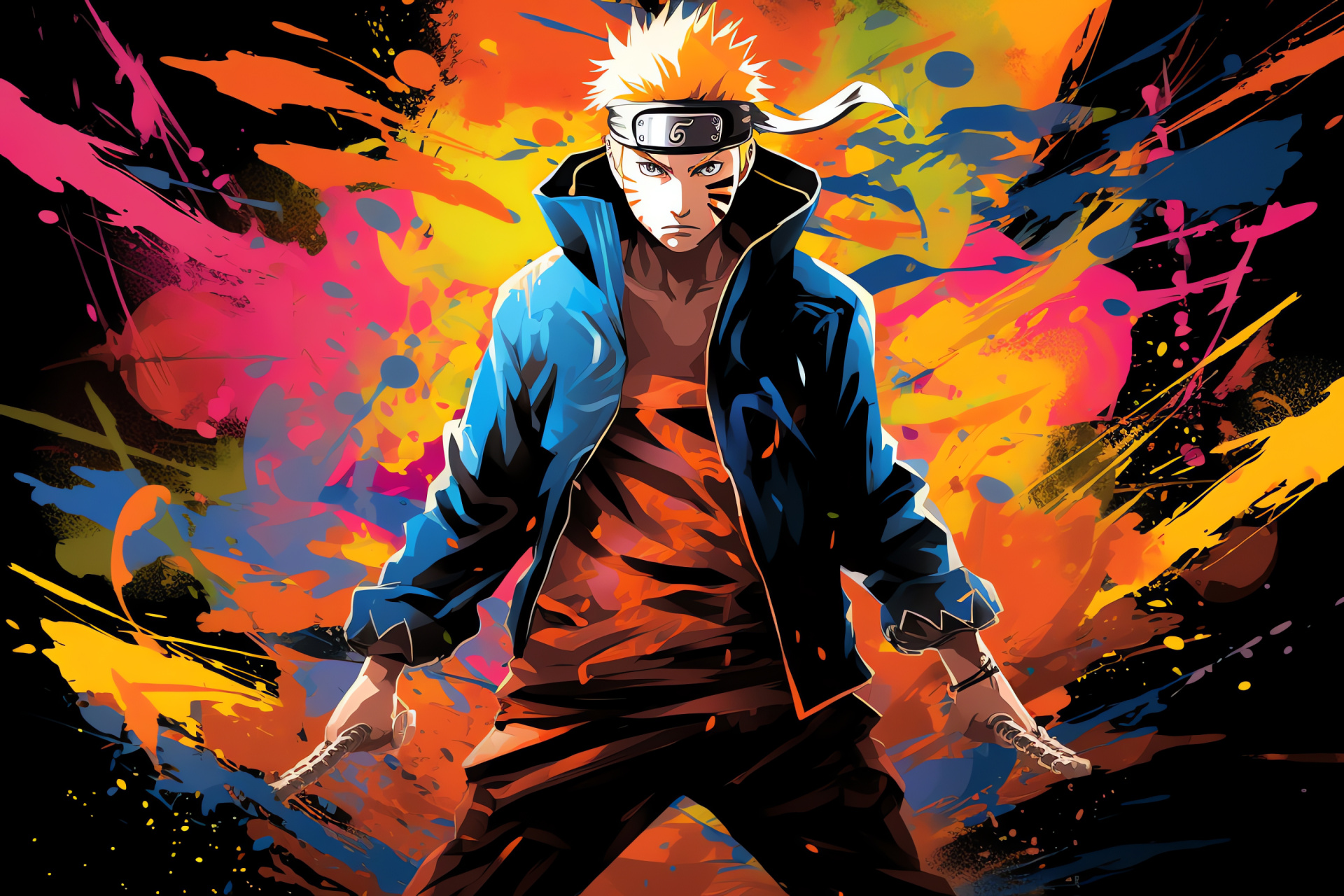 Naruto Uzumaki, Hokage aspirant, Whirlpool Nation, Shonen protagonist, Knucklehead ninja, HD Desktop Image