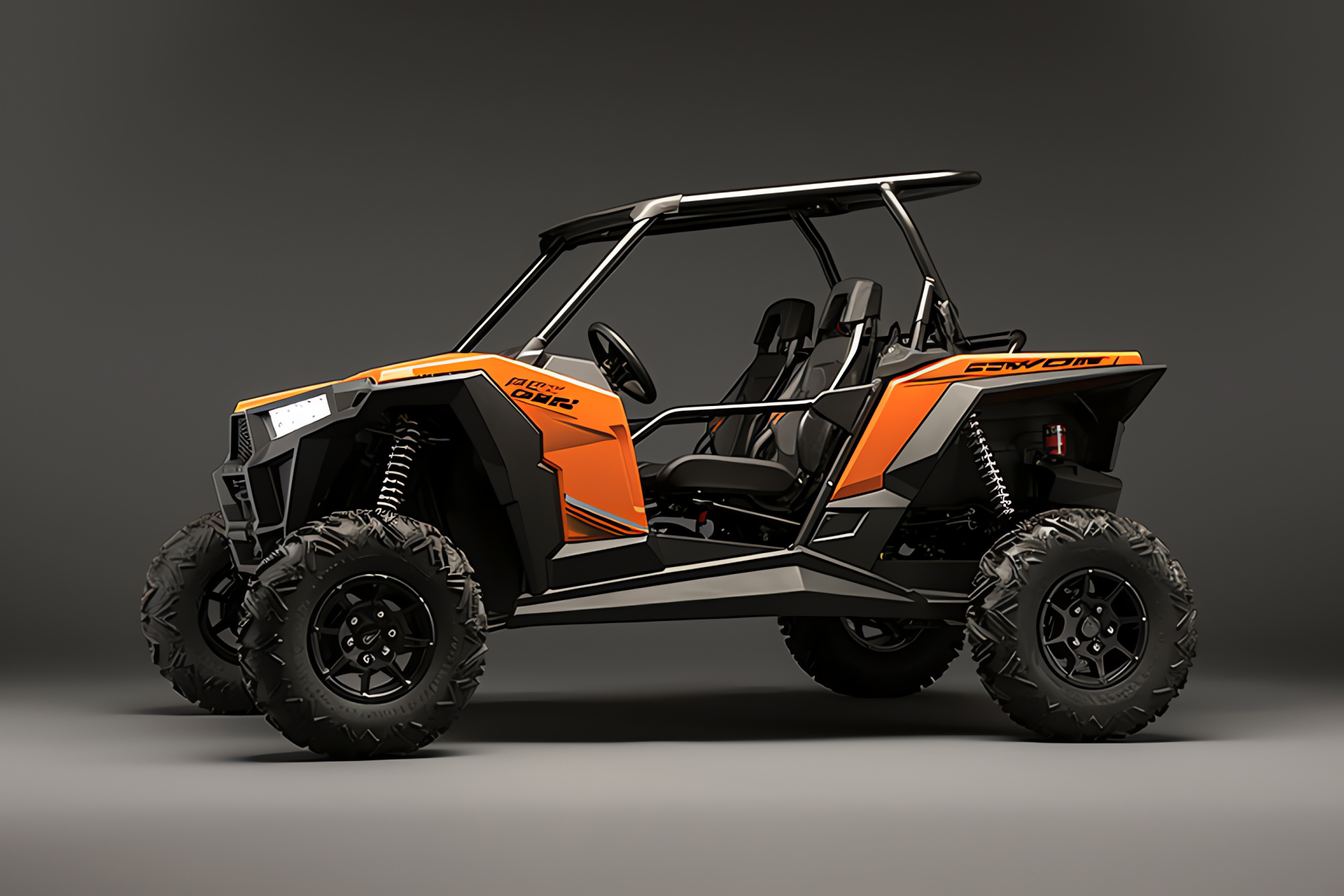 Polaris Rzr XP Turbo, Aggressive styling, Outdoor racing machine, Dual-color, Off-roading, HD Desktop Image