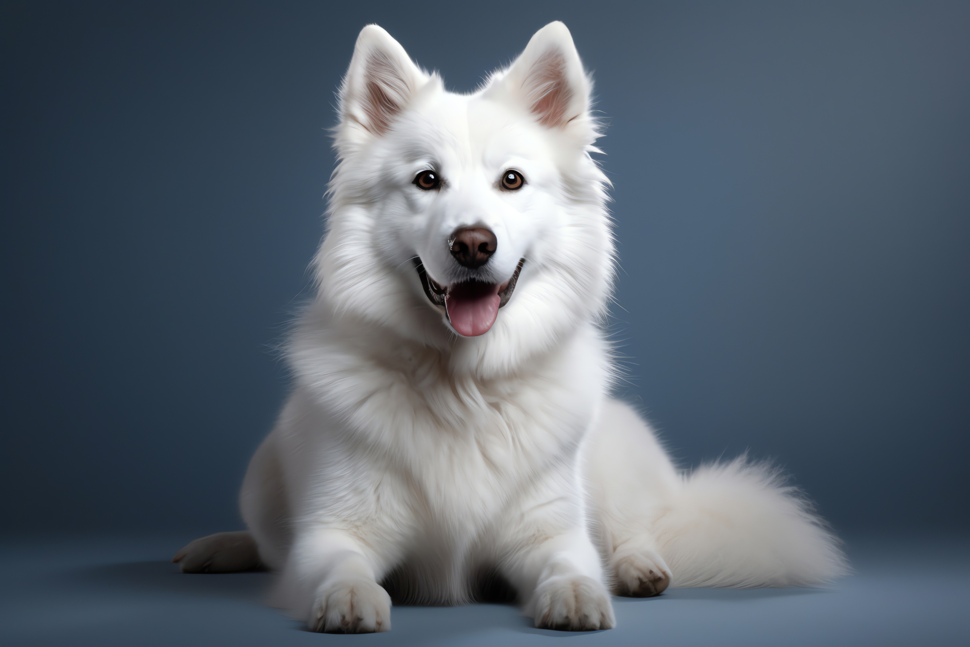 Loyal companion, White Dog, Clean-cut fur, Broad visibility, Adolescent dog, HD Desktop Wallpaper