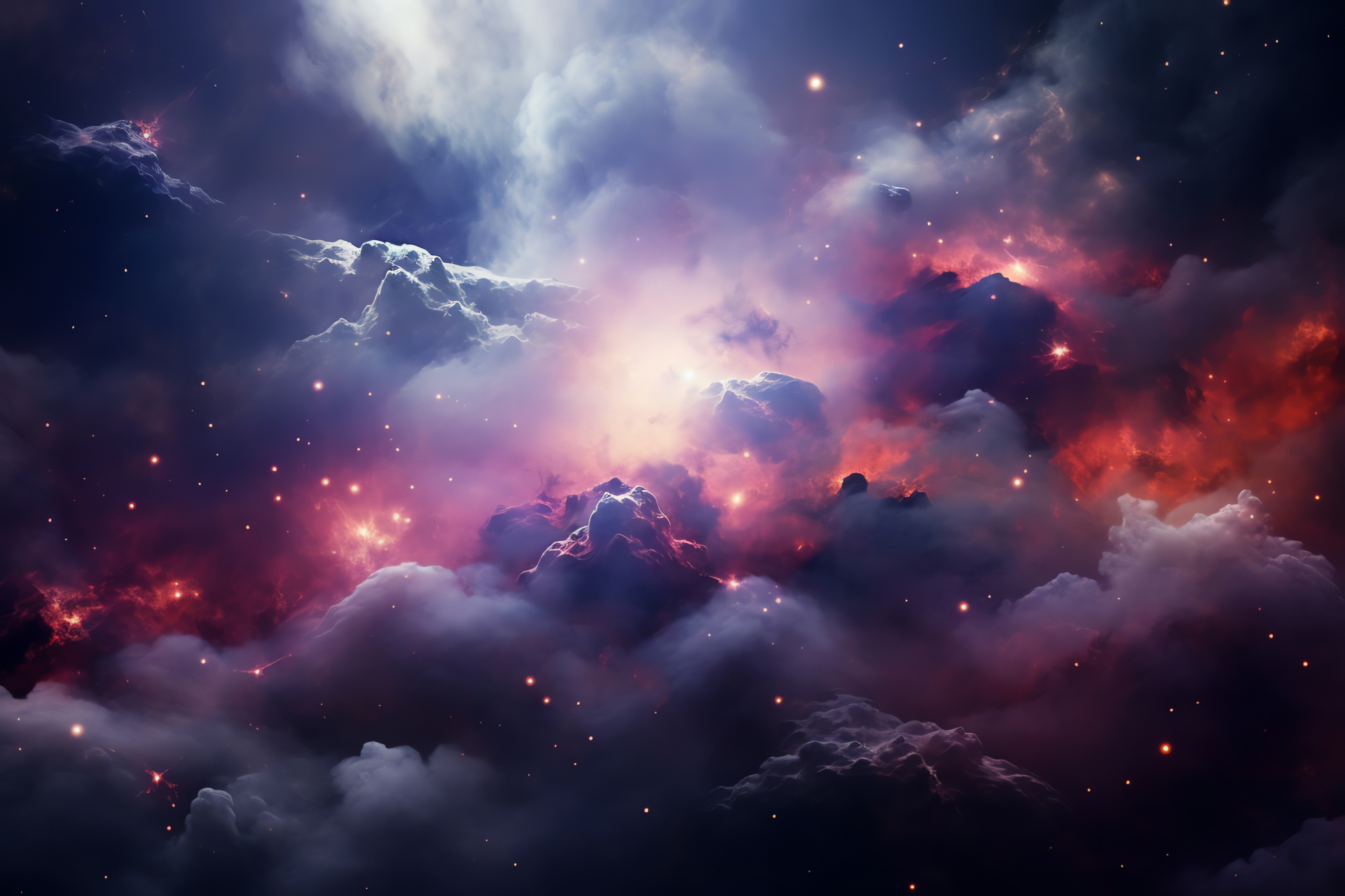 Cosmic clouds, Stellar dust, Interstellar beauty, Gas expansion, Astral collection, HD Desktop Wallpaper