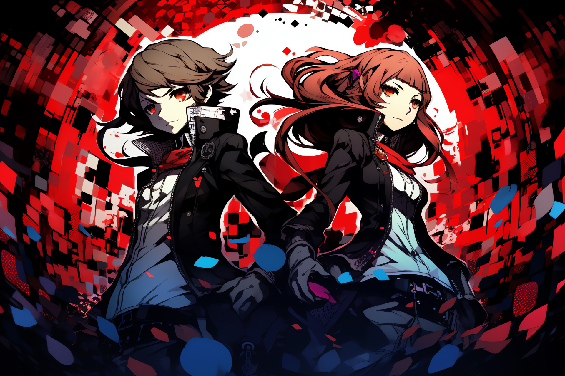 Persona Q adventure, Yasogami High setting, Engaging storytelling, Teamwork themes, Role-playing game action, HD Desktop Image