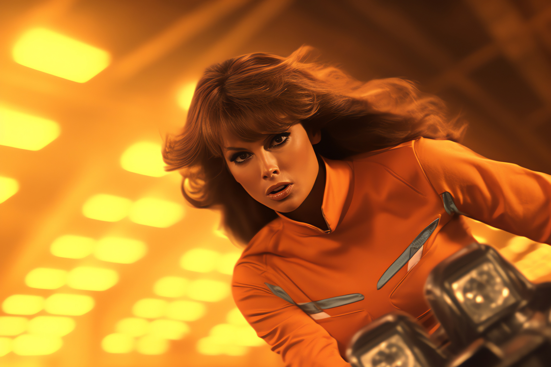 Raquel Welch role, Roller derby drama, Skating competition, High-speed action, Competitive spirit, HD Desktop Wallpaper