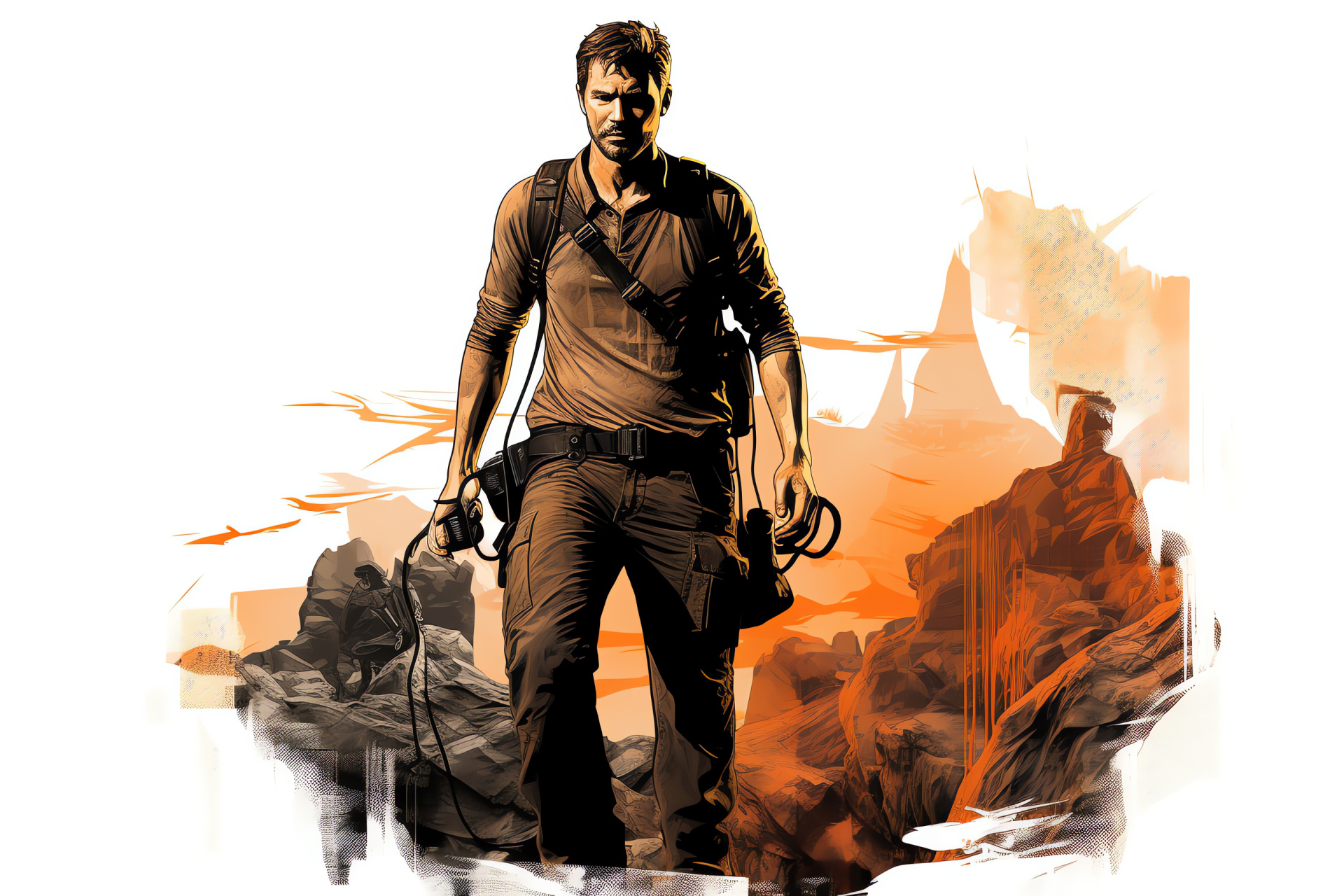 Jeff the Cameraman, In-game journalist, Handheld recording, Inquisitive character, Uncharted narrative, HD Desktop Image