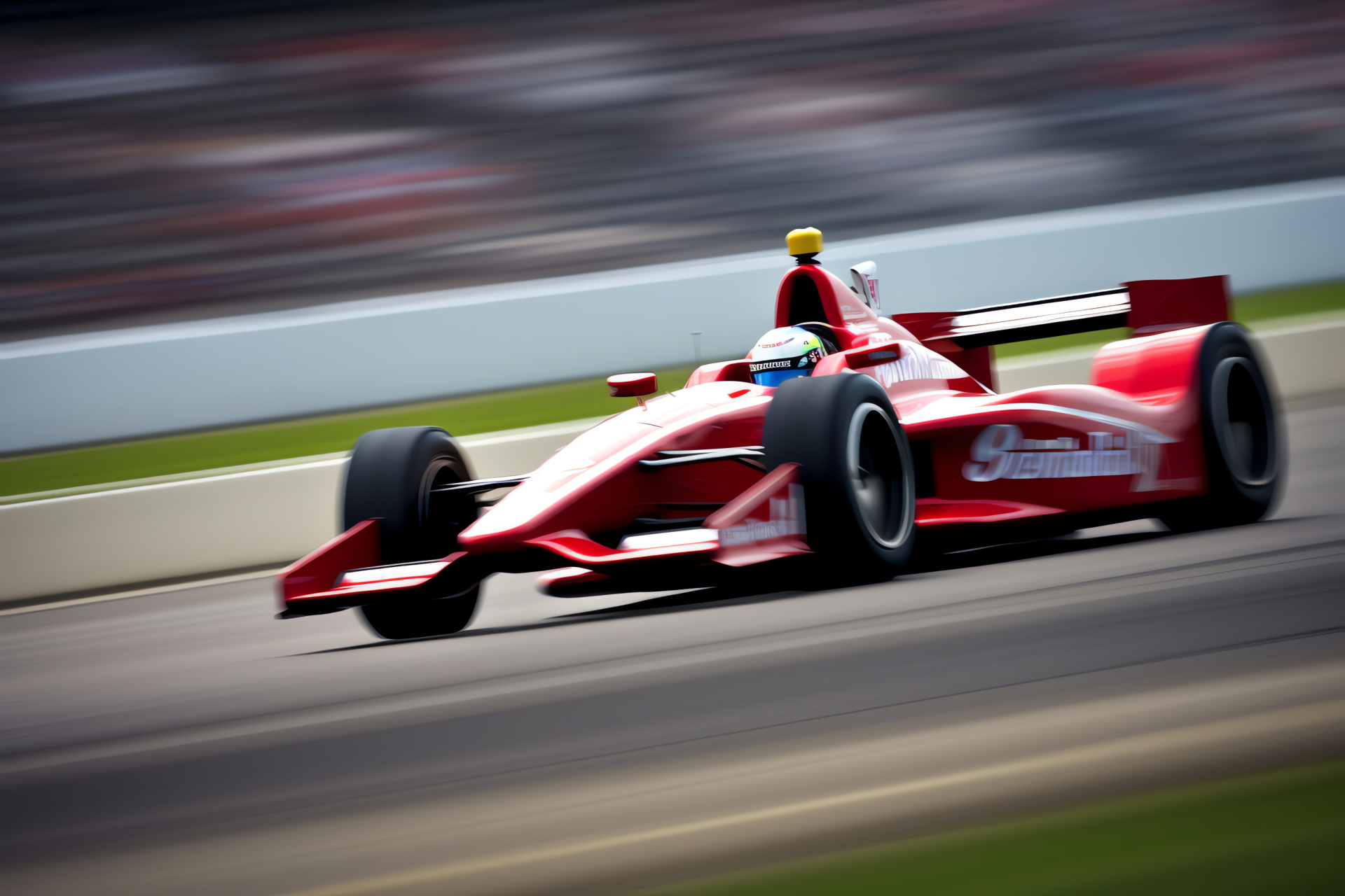 IndyCar red color, Indianapolis speedway, Precision engineering, Aerodynamic racing, Motor sport passion, HD Desktop Wallpaper