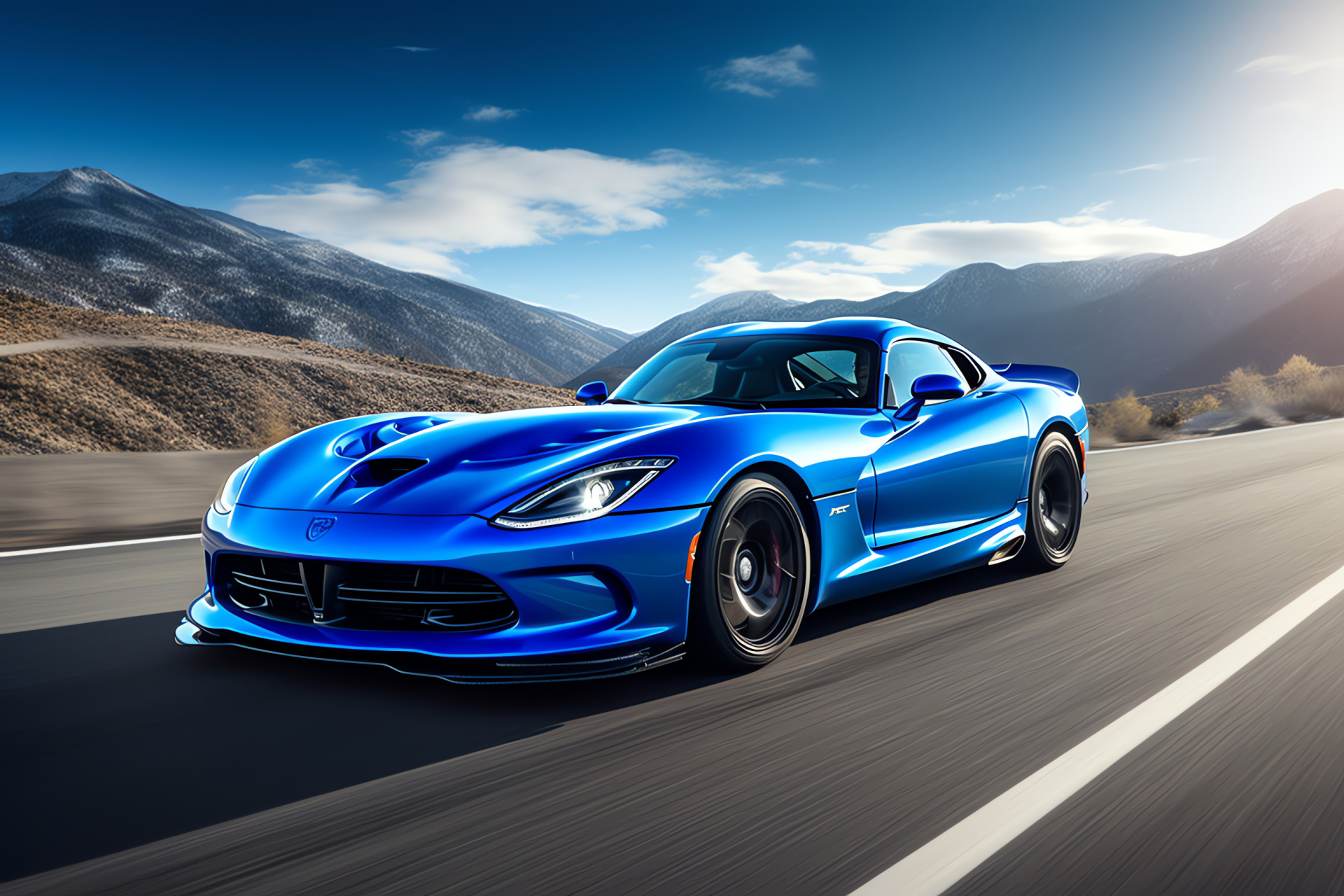 SRT Viper ACR-X, Peak performance, Asphalt carver, Scenic ascent, American speed, HD Desktop Image