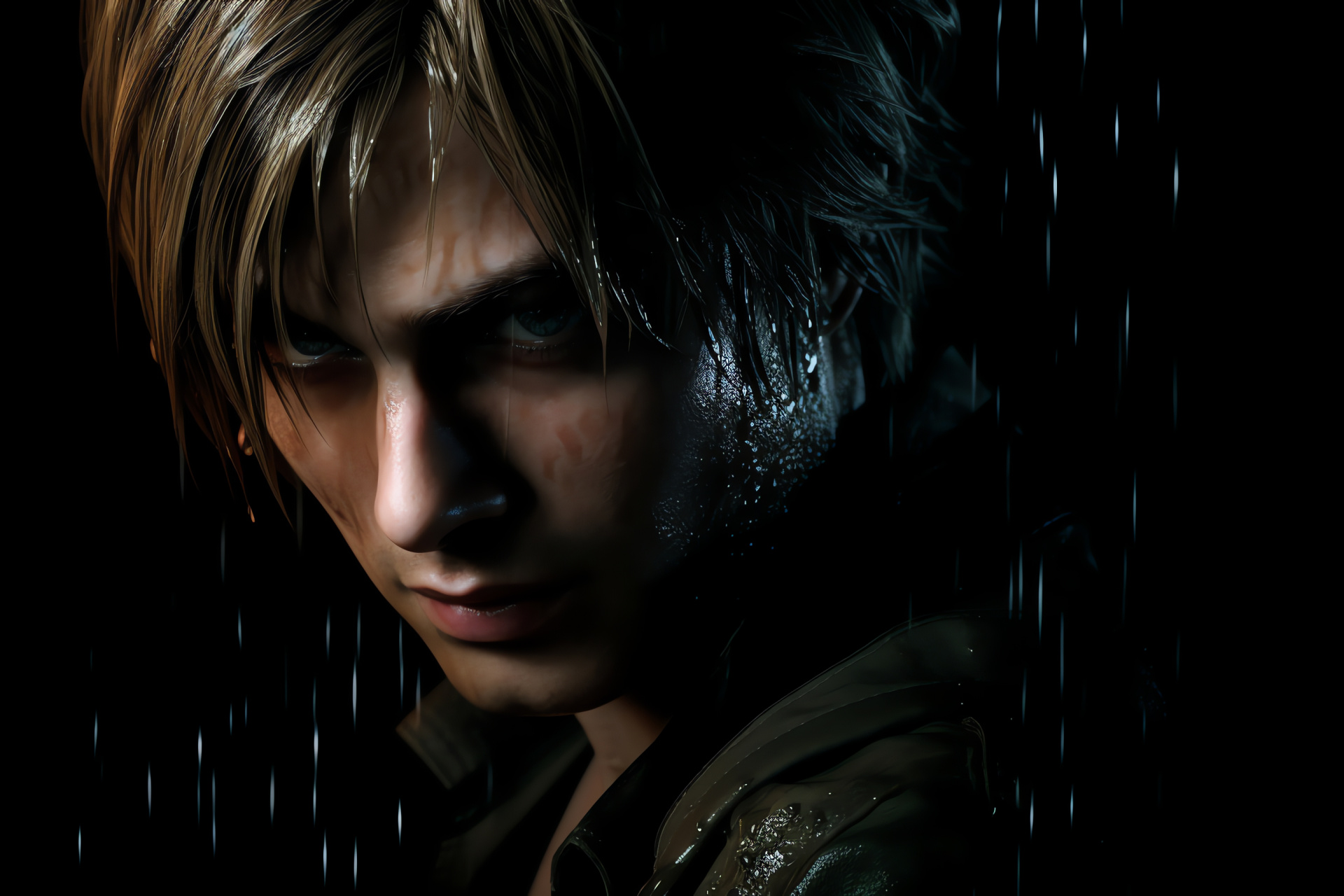 Leon Kennedy, Video game icon, Resident Evil hero, Zombie apocalypse survivor, Fictional protector, HD Desktop Image