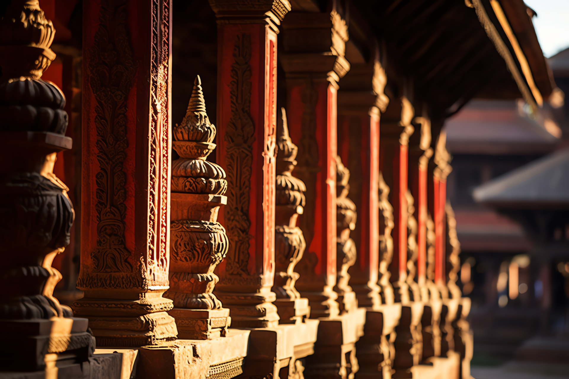 Patan Durbar Square, Nepalese history, Architectural splendor, Cultural landmarks, Traditional craftsmanship, HD Desktop Wallpaper