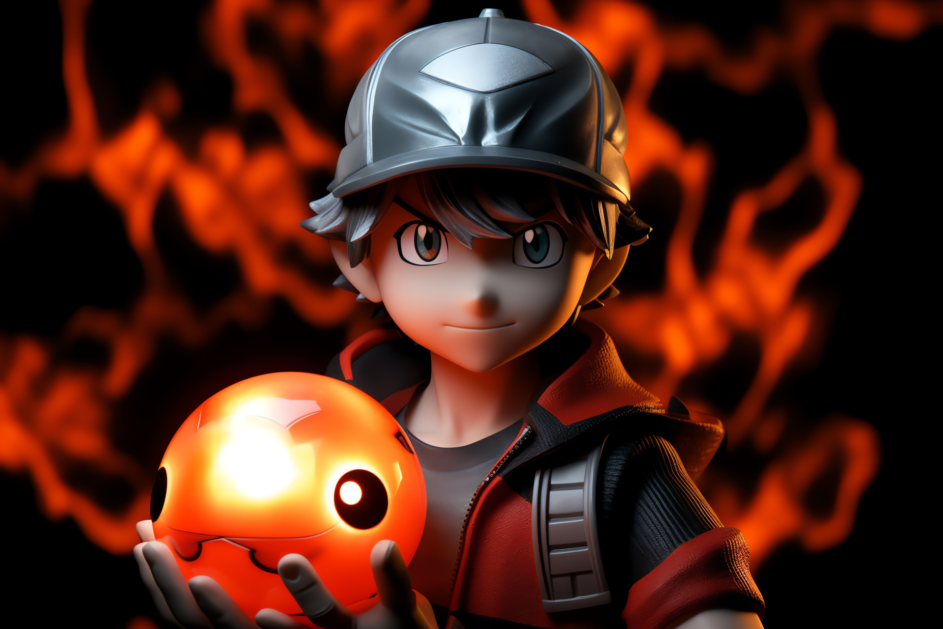 Gary Oak figure, Ash adversary, Pokemon mastery, Oak grandchild, Pallet Town resident, HD Desktop Wallpaper