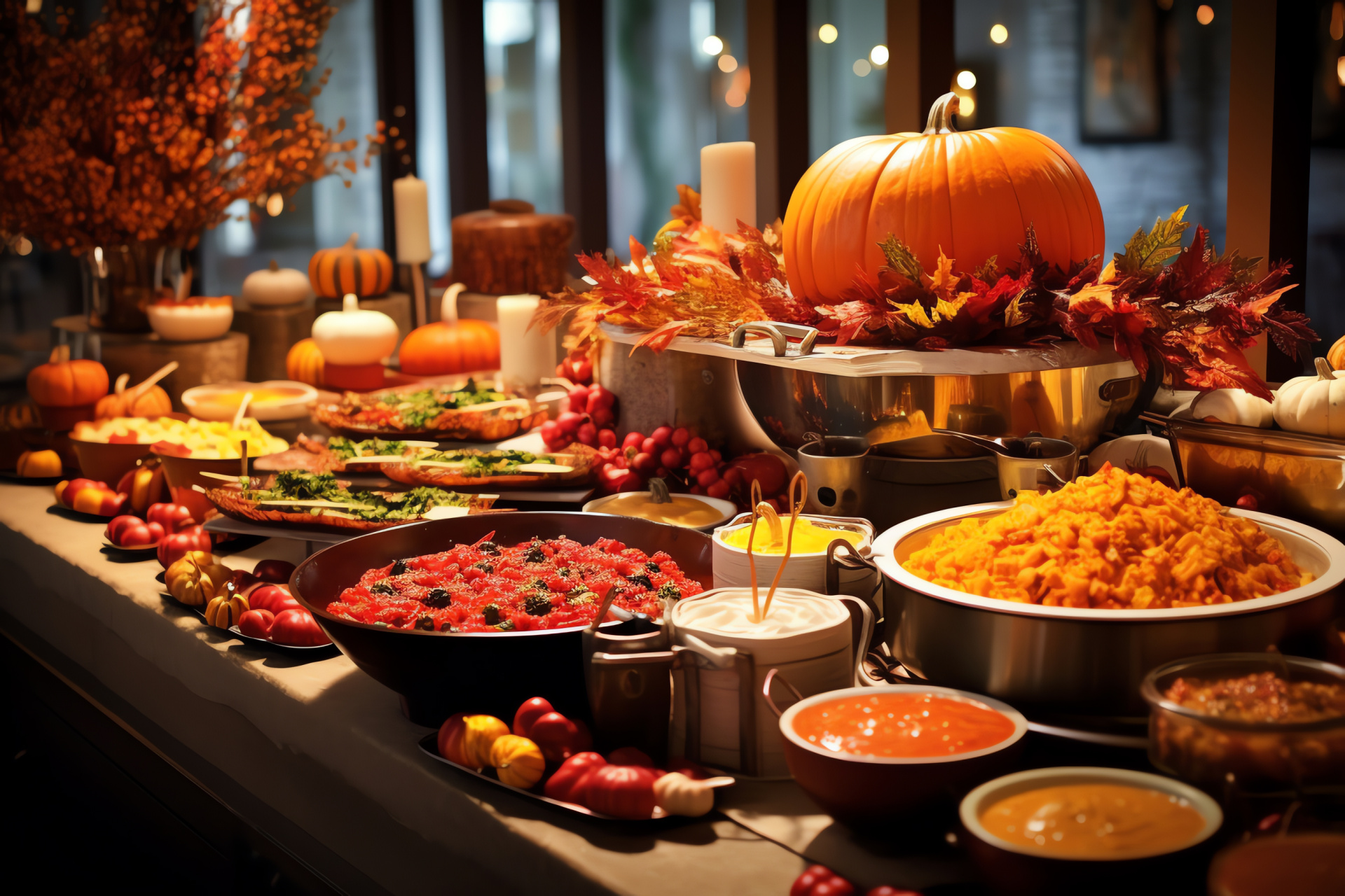 Thanksgiving spread, Harvest bounty, Squash variety, Earthen tones, Seasonal garnish, HD Desktop Wallpaper