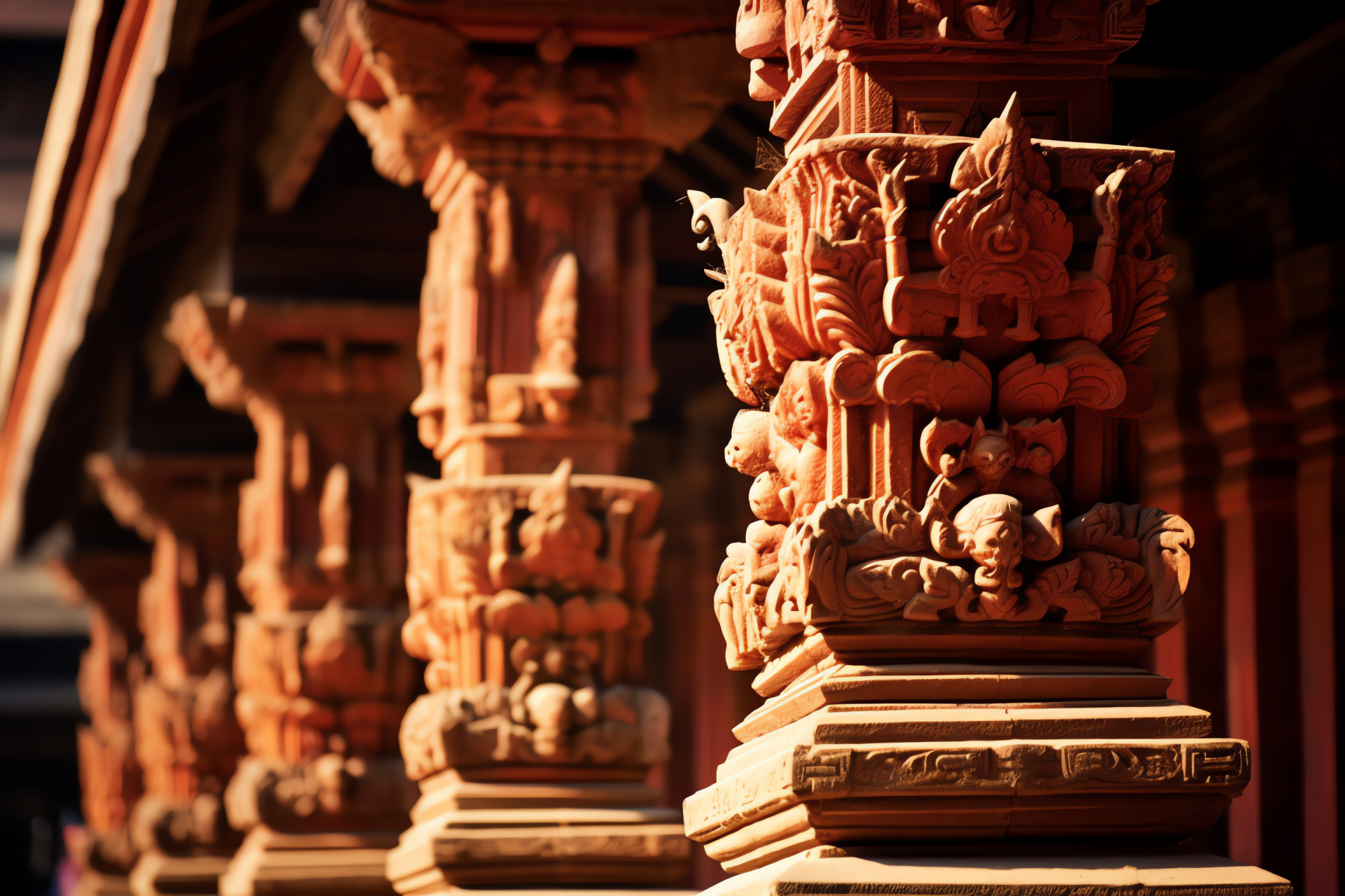 Patan Durbar Square, Historical Nepali courtyard, Carved wooden details, Royal Nepalese palaces, Heritage site, HD Desktop Wallpaper