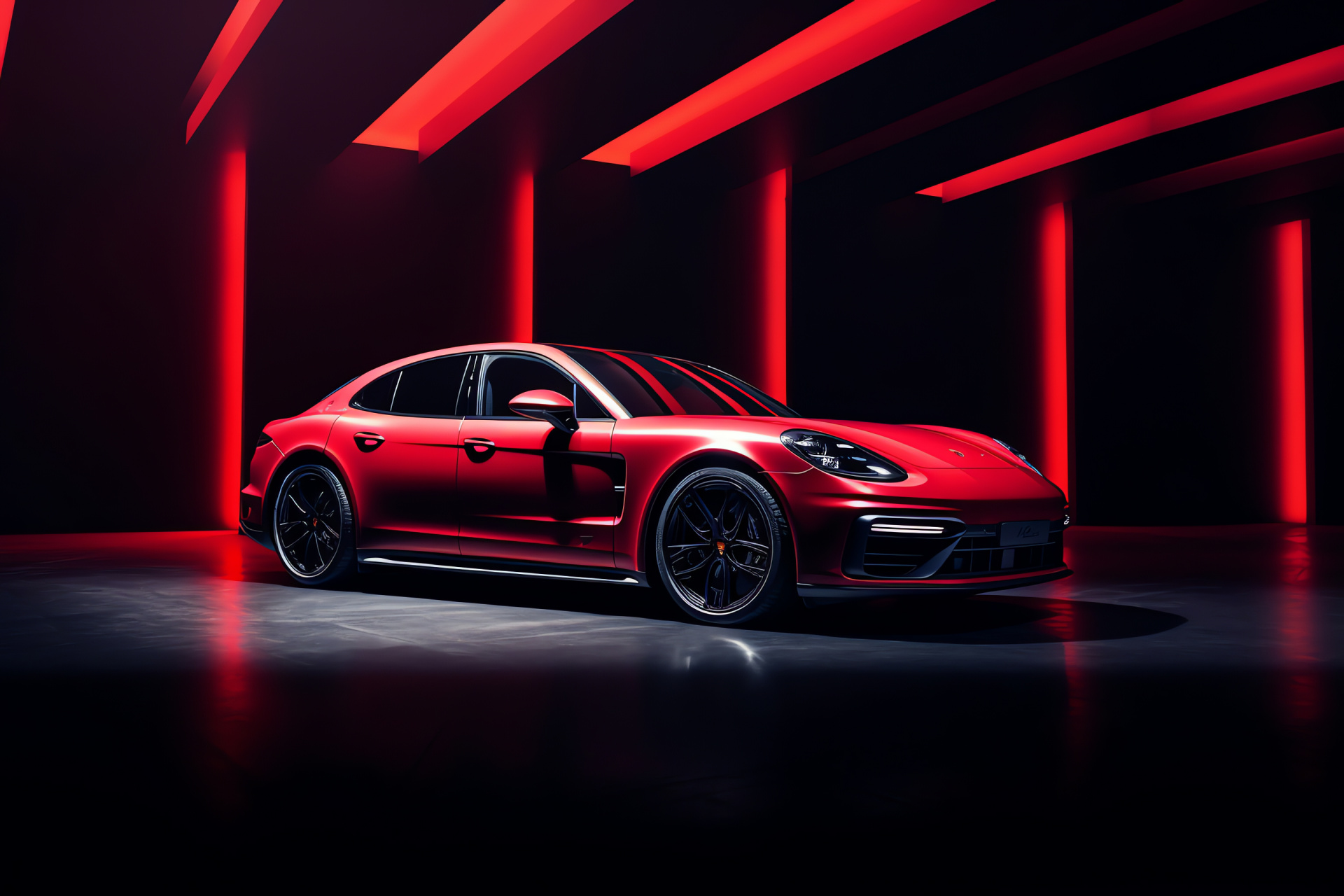 Porsche Panamera GTS, Executive sports car, Urban driving, Dynamic coupe, Iconic German marque, HD Desktop Wallpaper