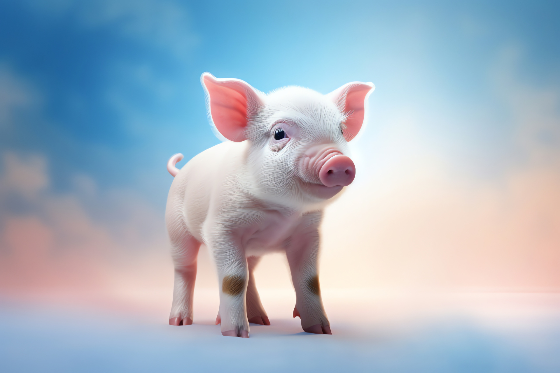 Young pig, Baby animal, Barnyard creature, Livestock breeding, Cute farm animal, HD Desktop Wallpaper