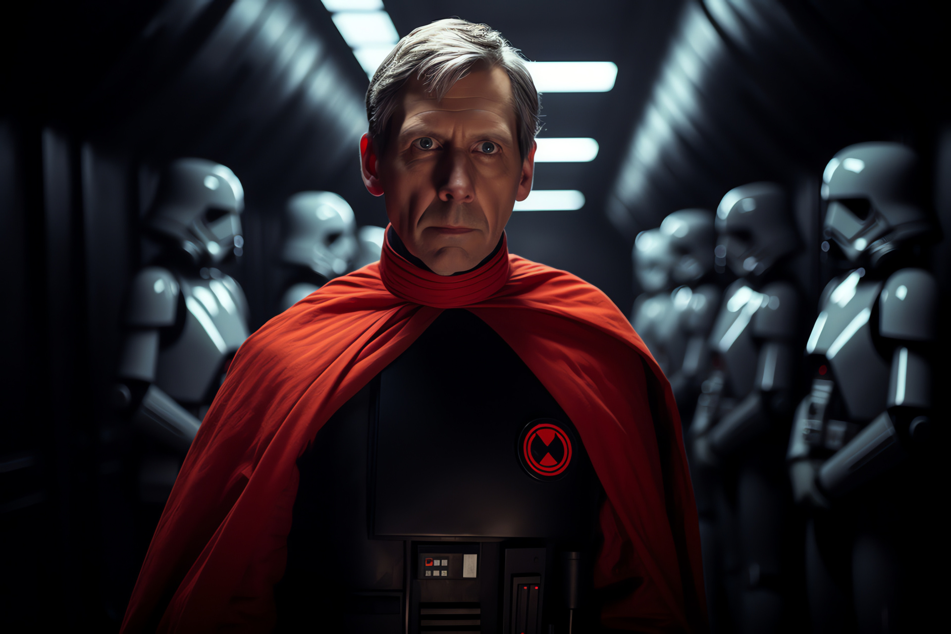 Director Krennic, Star Wars villain, Imperial command, Space station, Foreboding atmosphere, HD Desktop Wallpaper