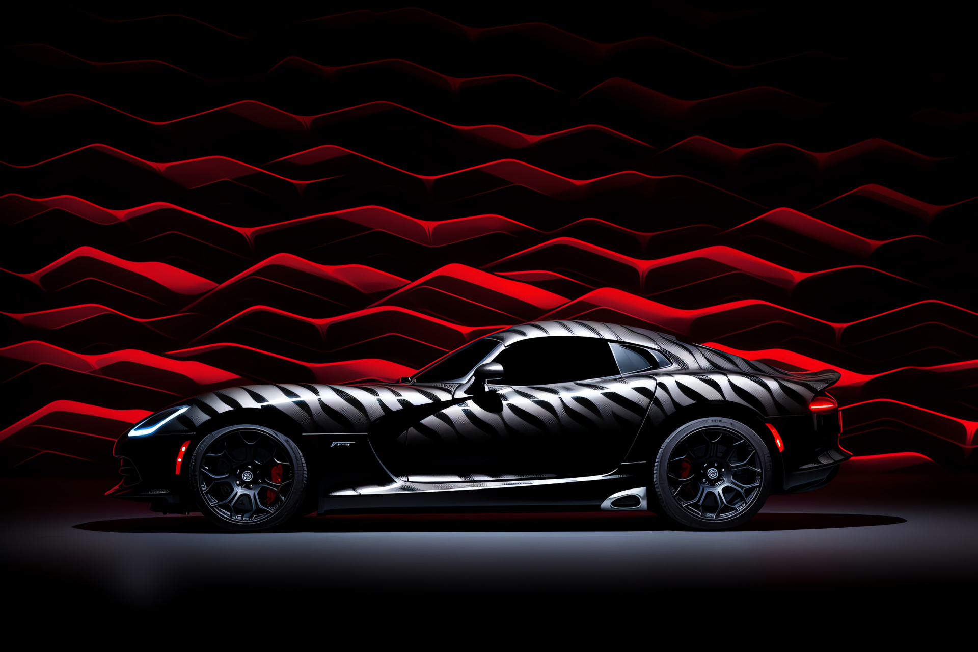 Srt Viper, 2013 model, sports car, geometric aesthetic, automotive design, HD Desktop Wallpaper