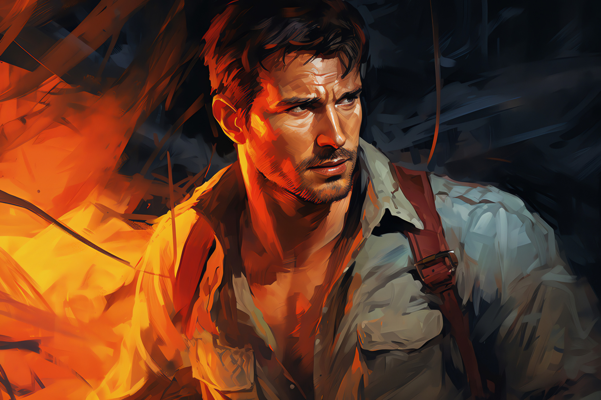 Uncharted 2 in Borneo, Protagonist Nathan Drake, Sea robber riches, Subterranean exploration, Rainforest adventure, HD Desktop Wallpaper