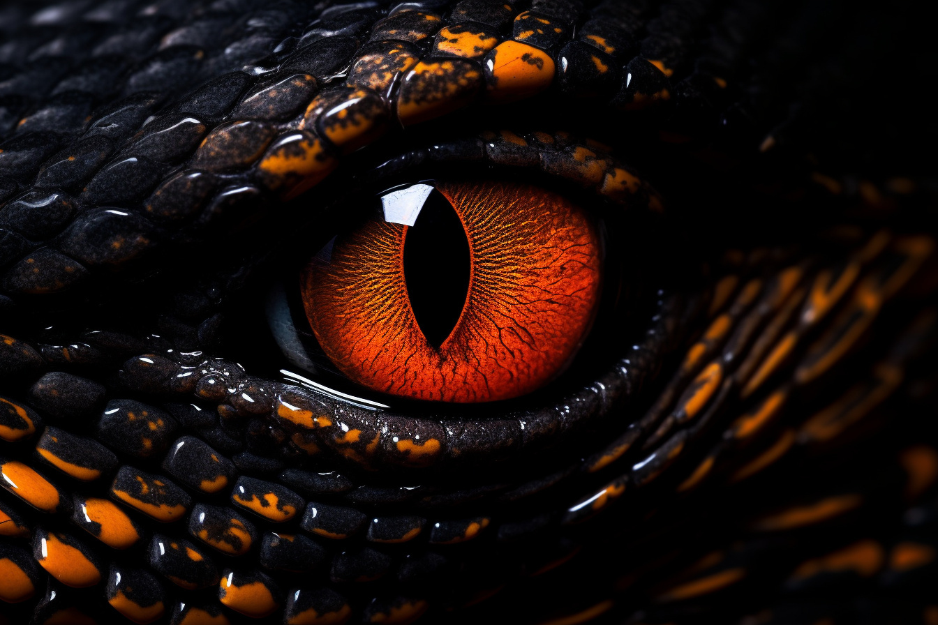 Reptile gaze, Vivid scales texture, Predatory look, Lurking serpent, Contrasting backdrop, HD Desktop Wallpaper