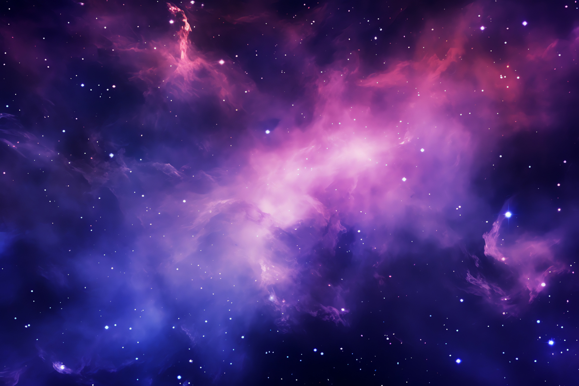 Purple Star celestial body, Space Nebula, Astronomical splendor, Cosmic hues, Deep space shades, HD Desktop Image