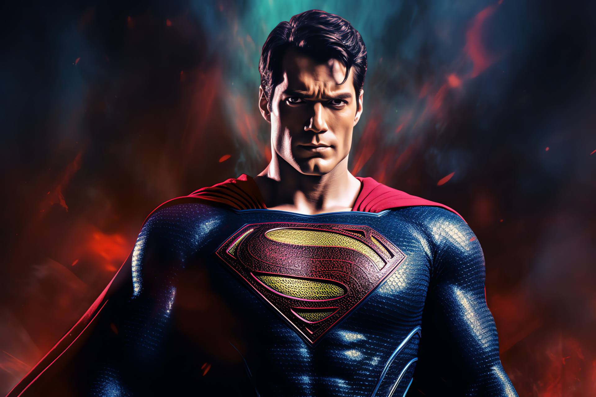 Superman, Man of Steel, Comic book hero, Metropolis savior, Superhero cape, HD Desktop Wallpaper