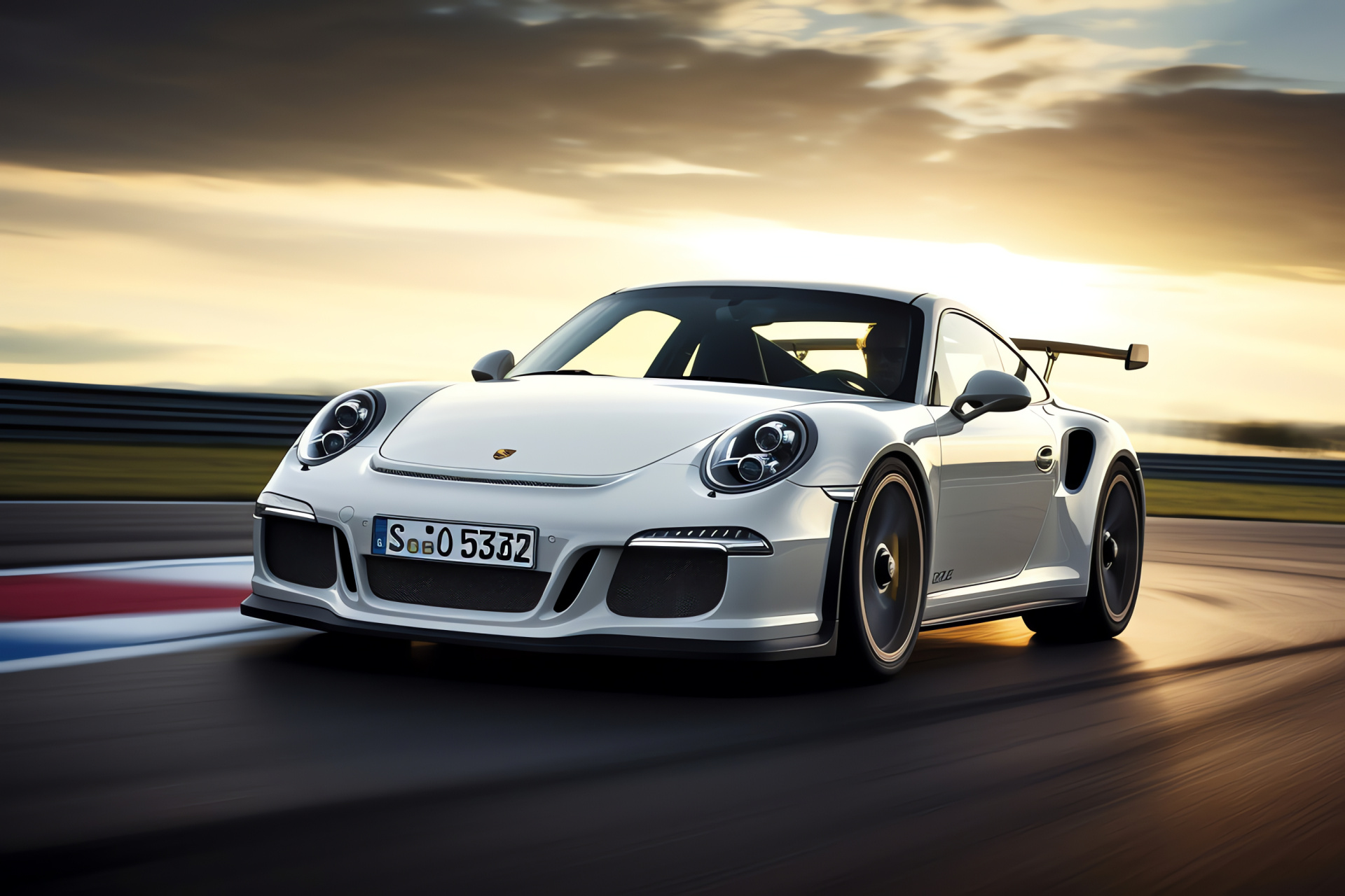 Porsche 911 GT3 RS, Nardo Ring circuit, Automotive performance, Track-focused sports car, Racing track environment, HD Desktop Image