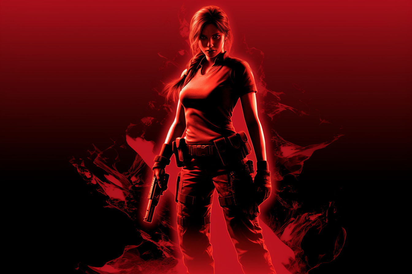 Claire Redfield, Combat readiness, Video game combatant, Determined stance, Resident Evil protagonist, HD Desktop Image